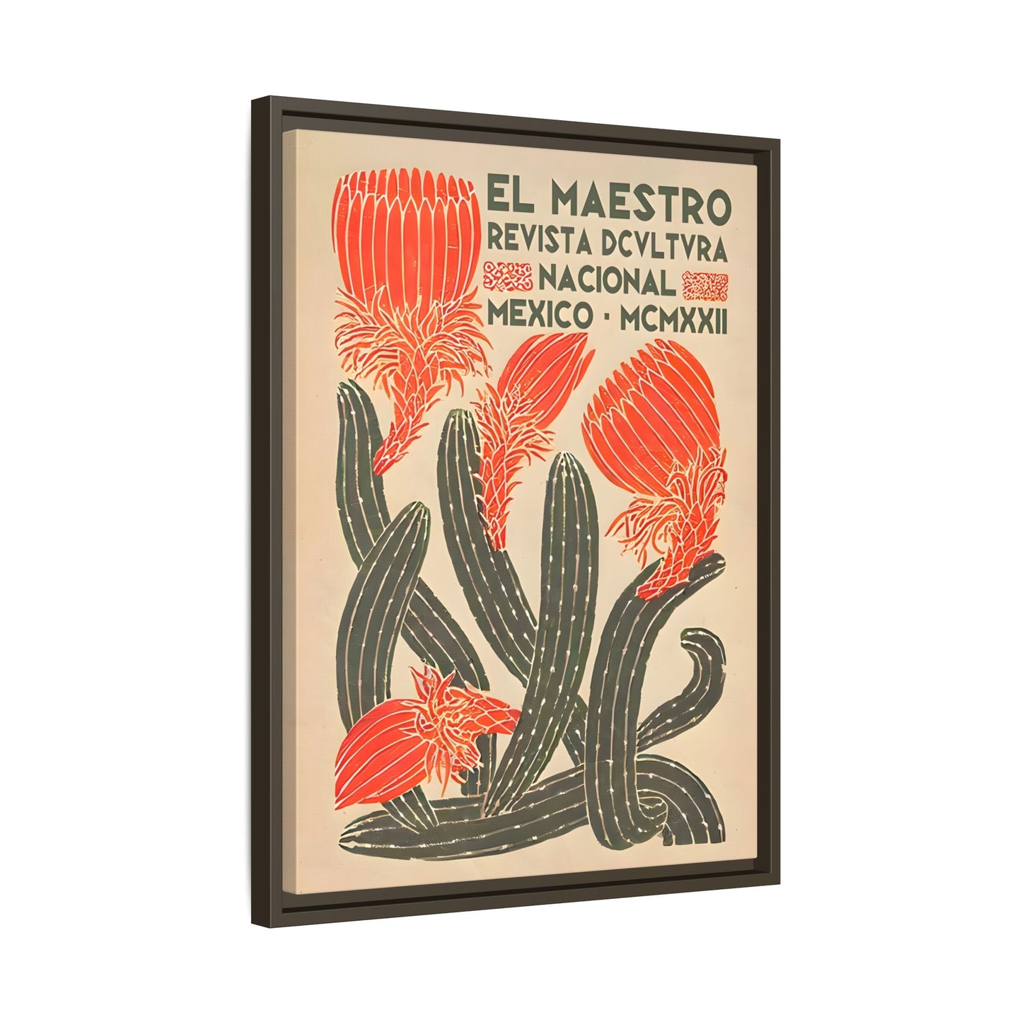 Mexican Floral Wall Art Canvas Decor, Floral Latin American Prints