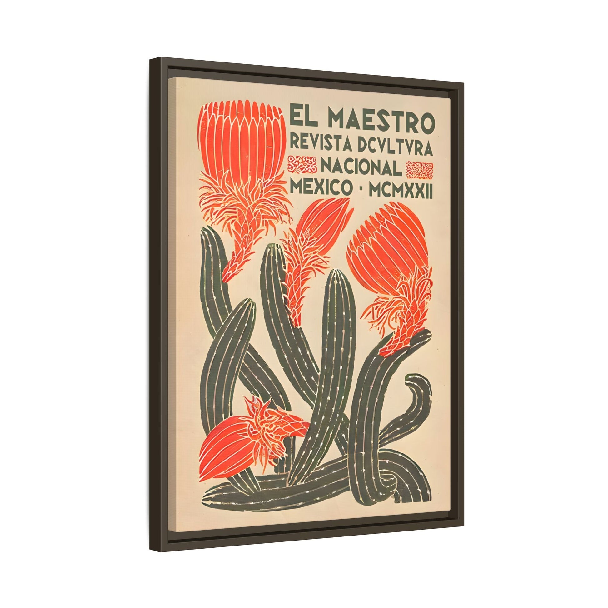 Mexican Floral Wall Art Canvas Decor, Floral Latin American Prints