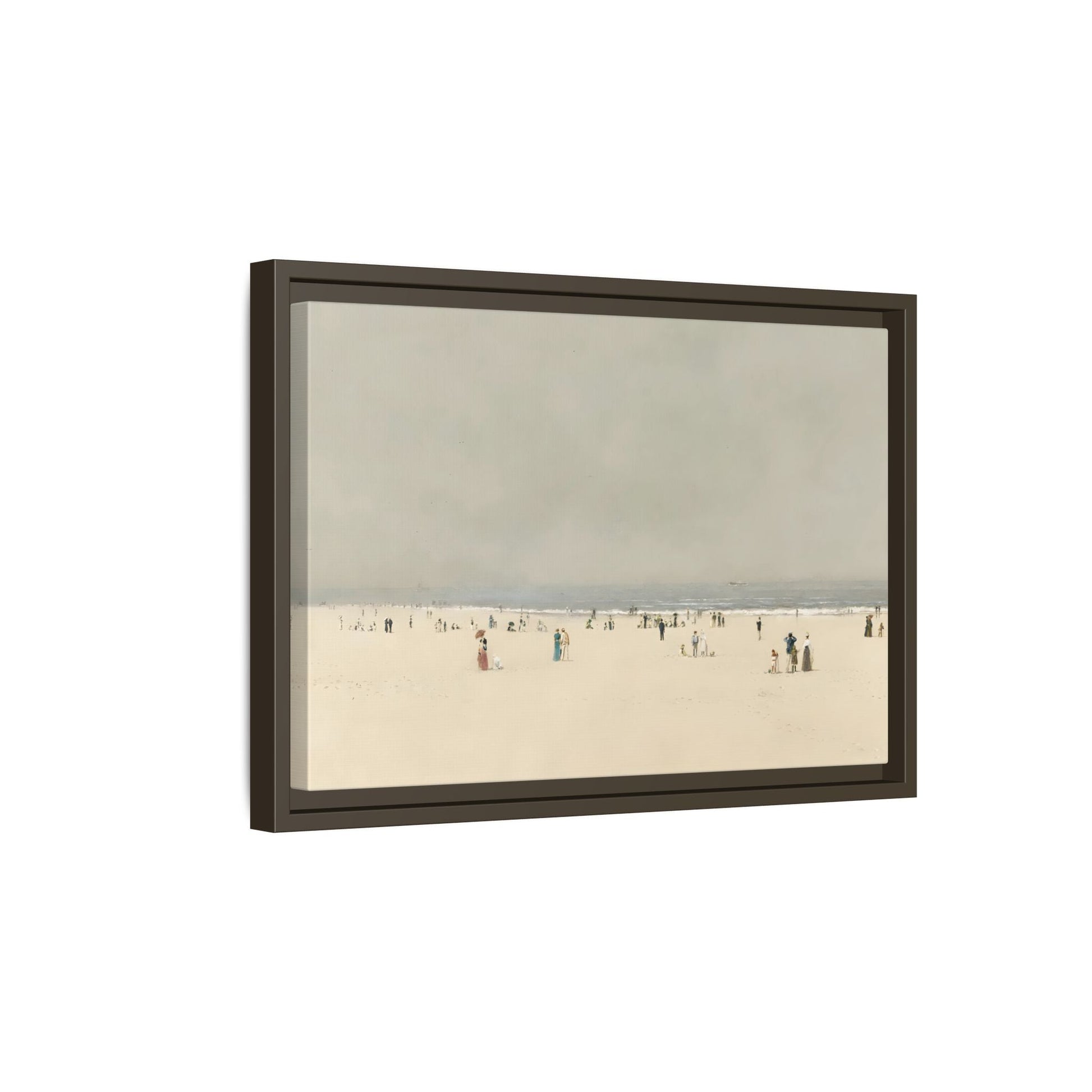 Minimalist Sand Sea Canvas, Summer Phantasy Vintage Beach Wall Art Prints