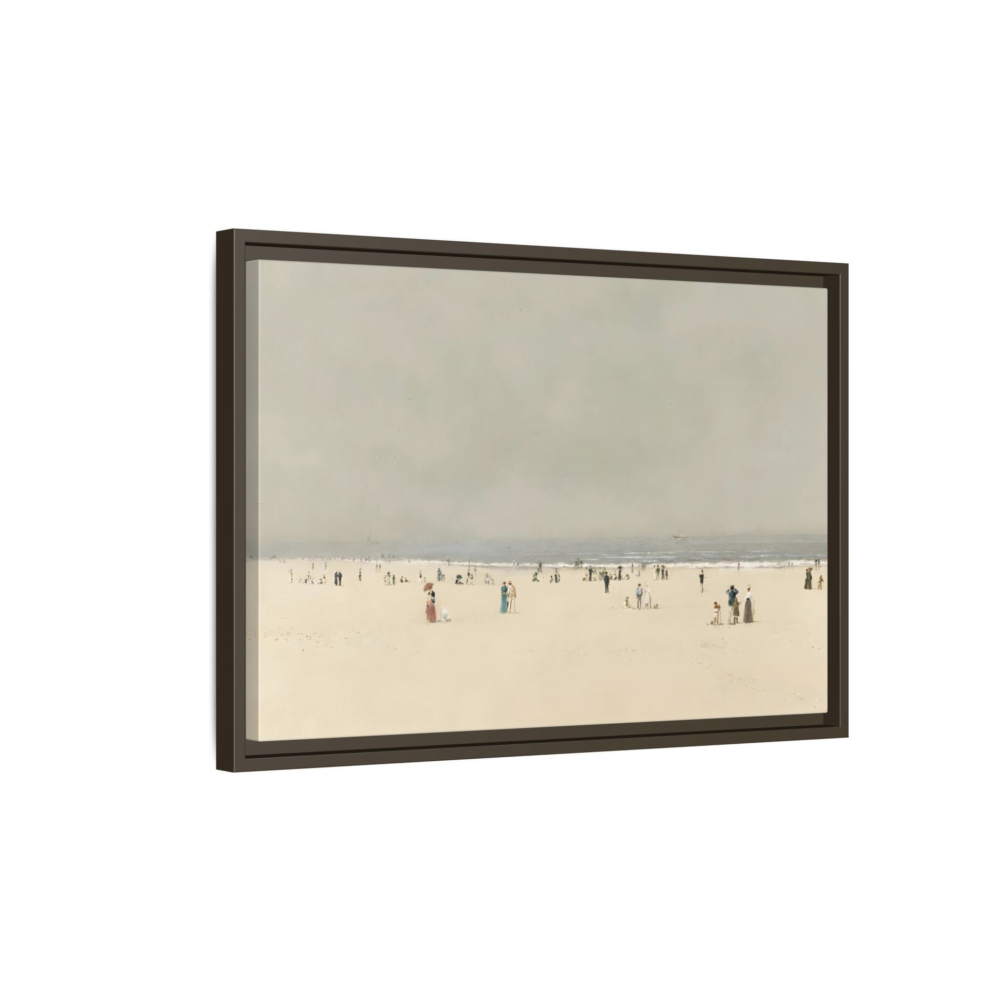 Minimalist Sand Sea Canvas, Summer Phantasy Vintage Beach Wall Art Prints