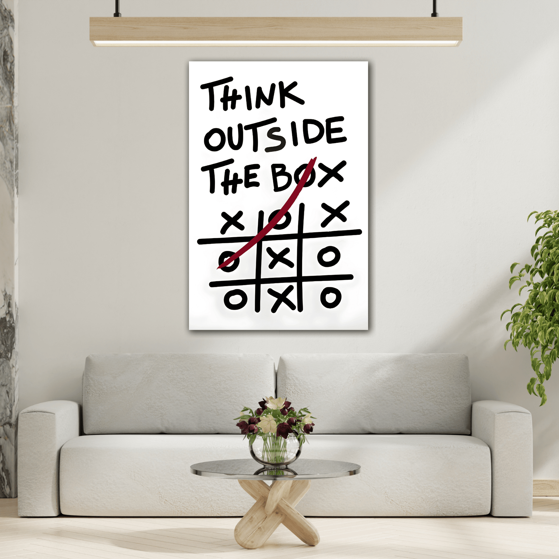 Motivational Quotes Canvas Wall Art Inspirational Office Decor Print
