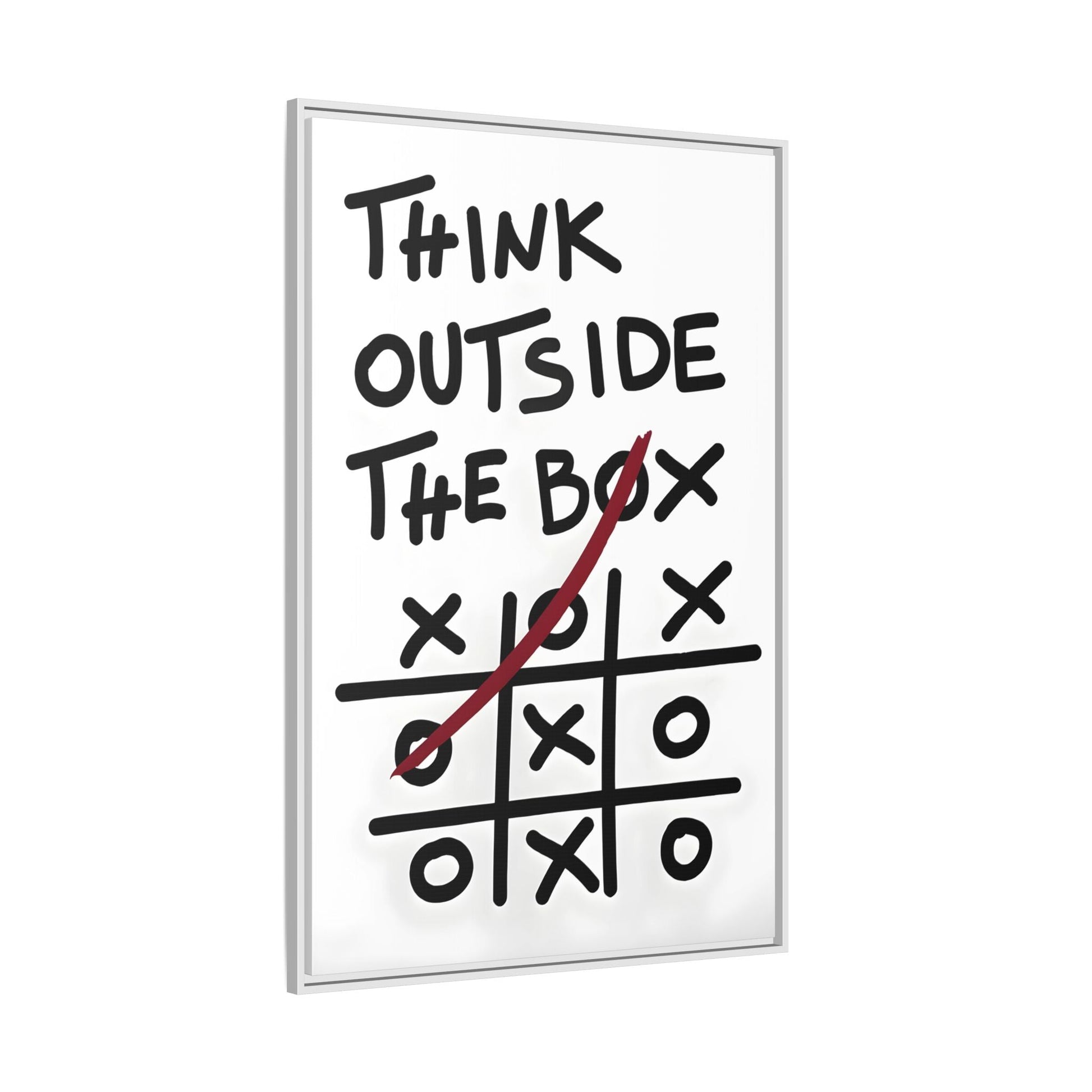 Motivational Quotes Framed Canvas Inspirational Wall Art Office Decor