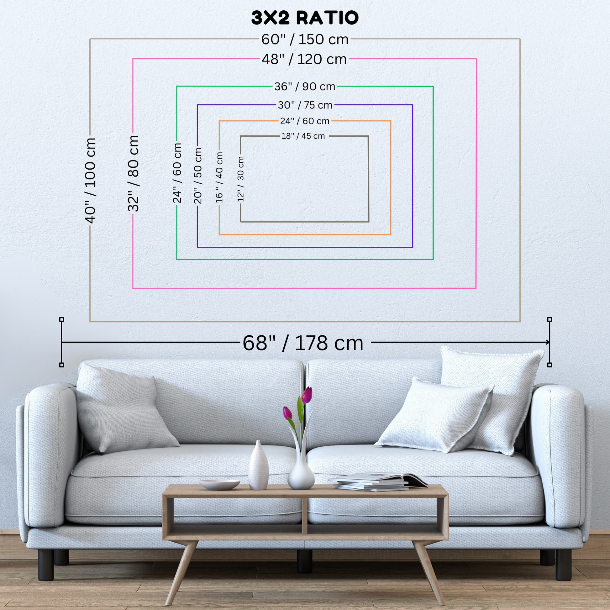 Mystical Moon Wall Art, Moonlit Forest Meadow Canvas Print