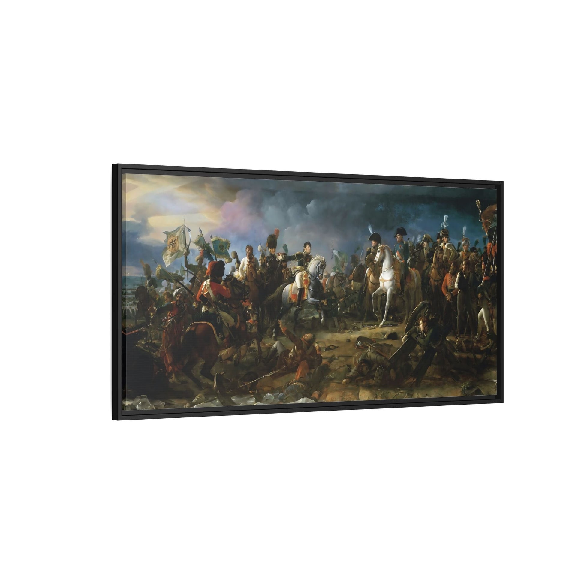 Napoleon Battle Canvas Print - Large French Historical Classic Wall Art