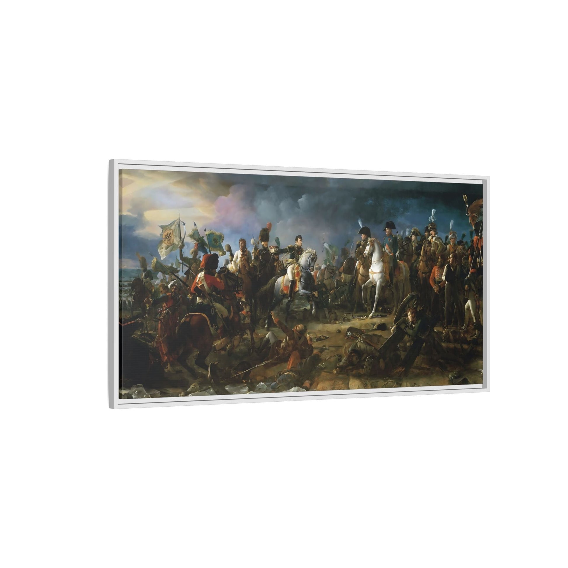 Napoleon Battle Canvas Print - Large French Historical Classic Wall Art