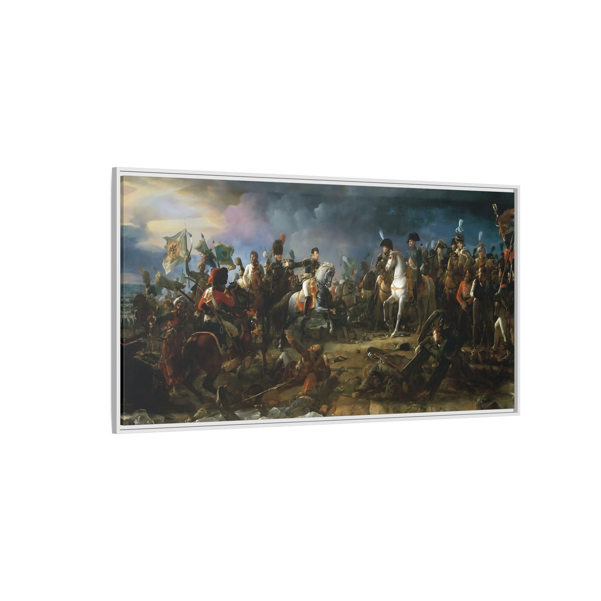 Napoleon Battle Canvas Print - Large French Historical Classic Wall Art