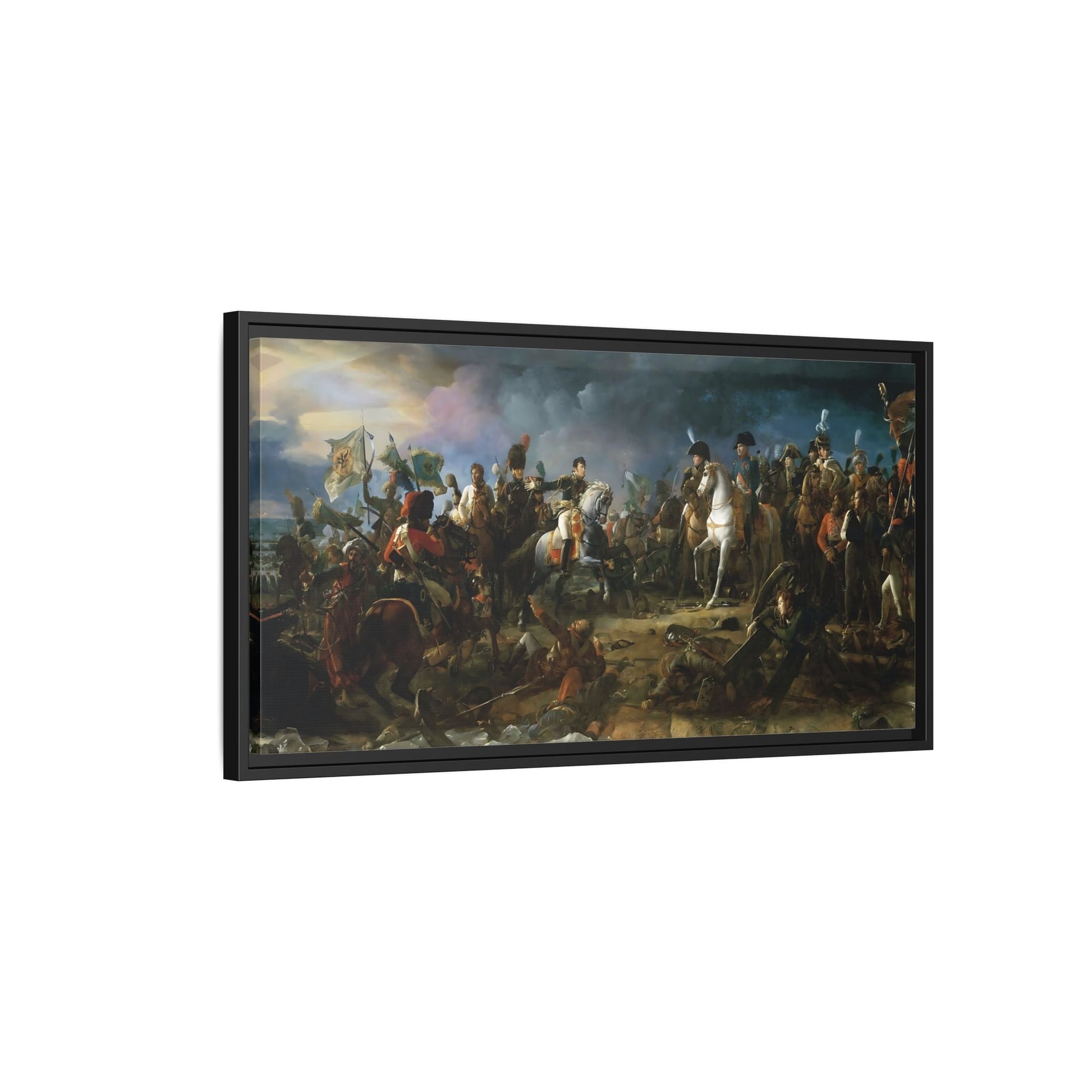 Napoleon Battle Canvas Print - Large French Historical Classic Wall Art