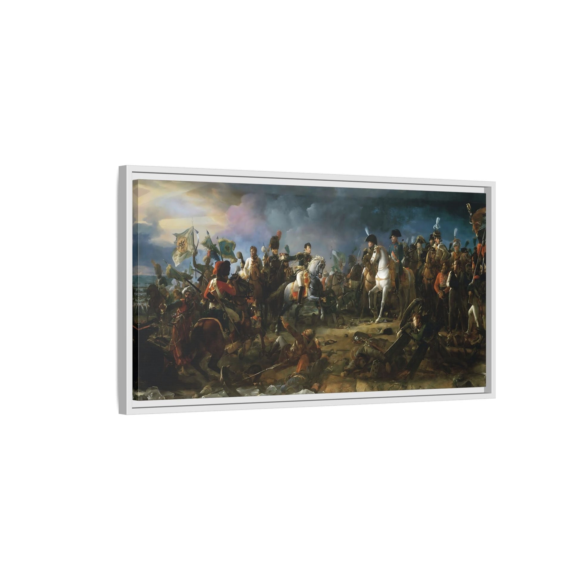 Napoleon Battle Canvas Print - Large French Historical Classic Wall Art