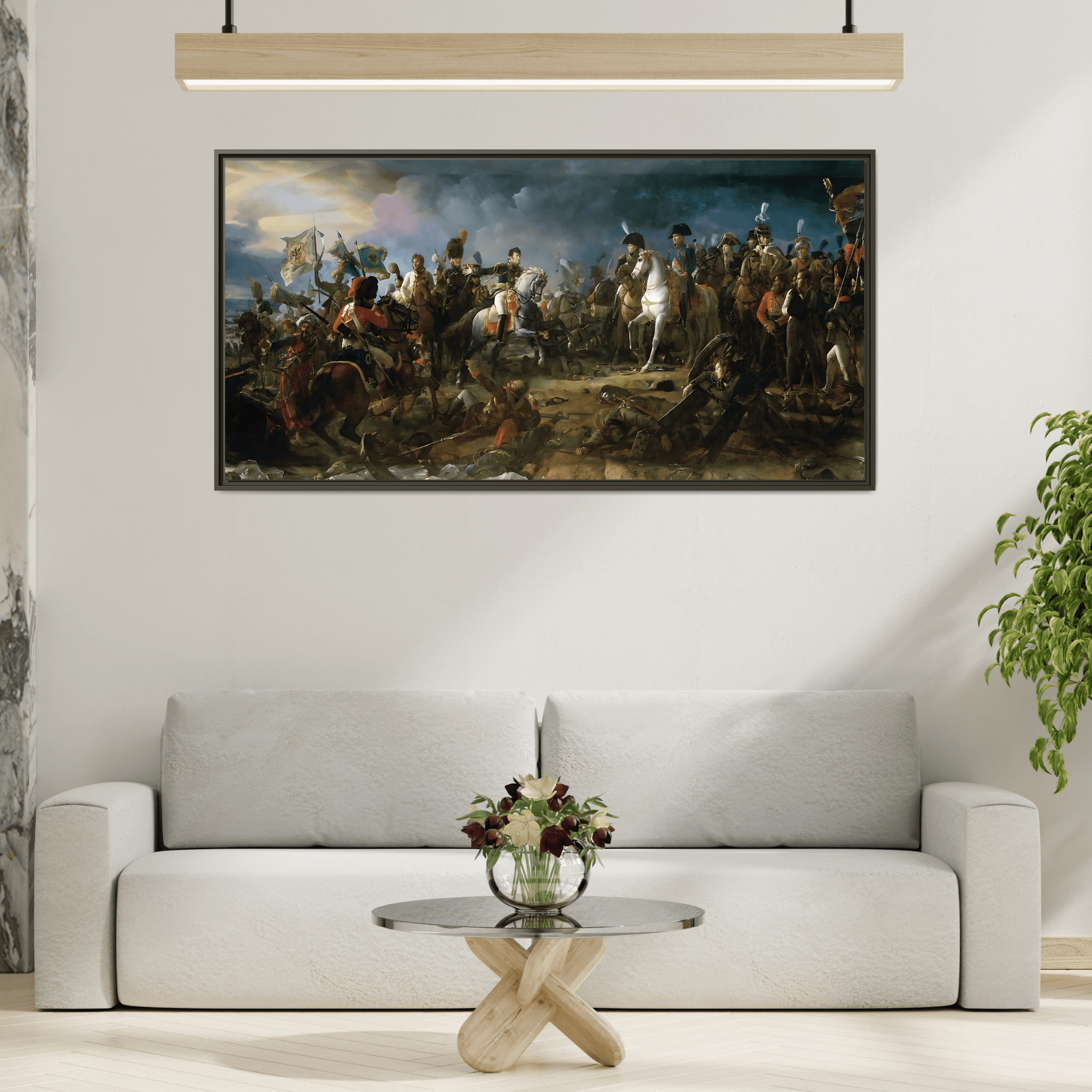 Napoleon Battle Canvas Print - Large French Historical Classic Wall Art