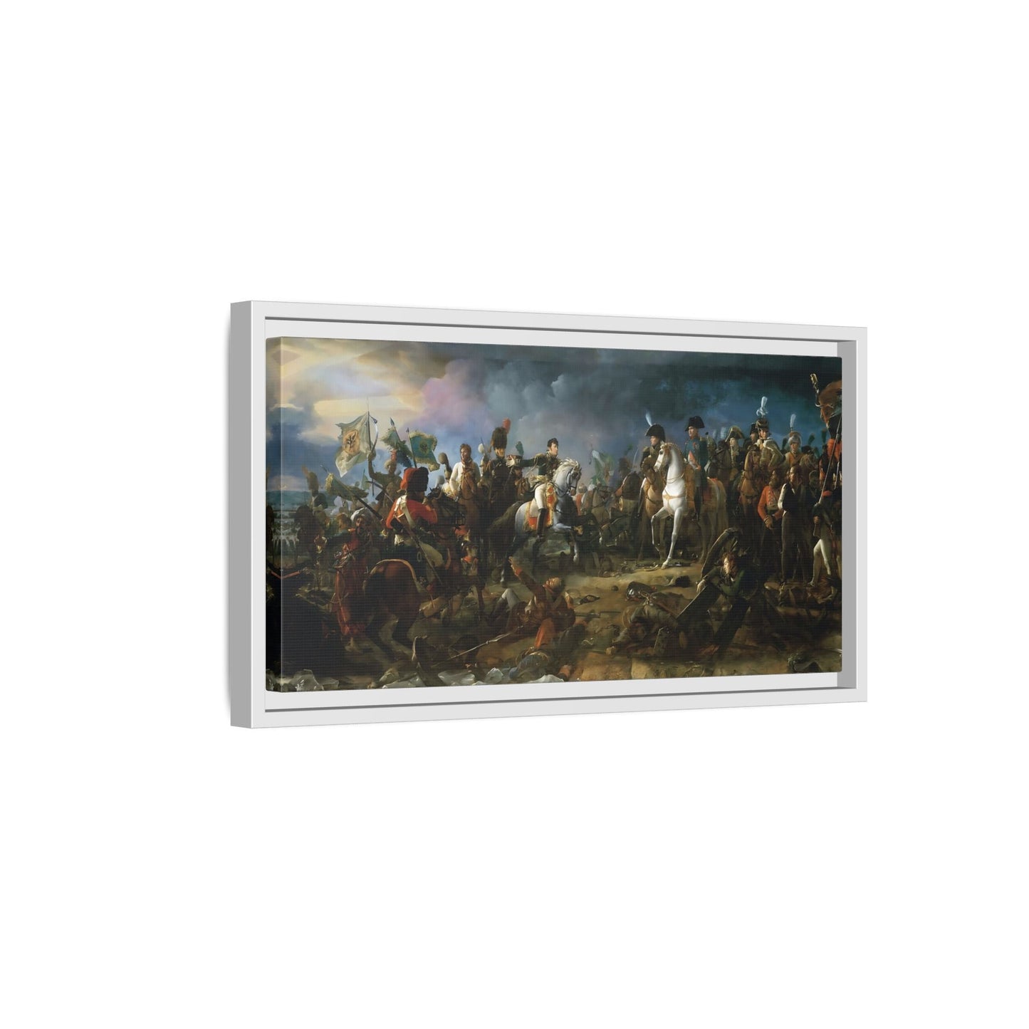Napoleon Battle Canvas Print - Large French Historical Classic Wall Art