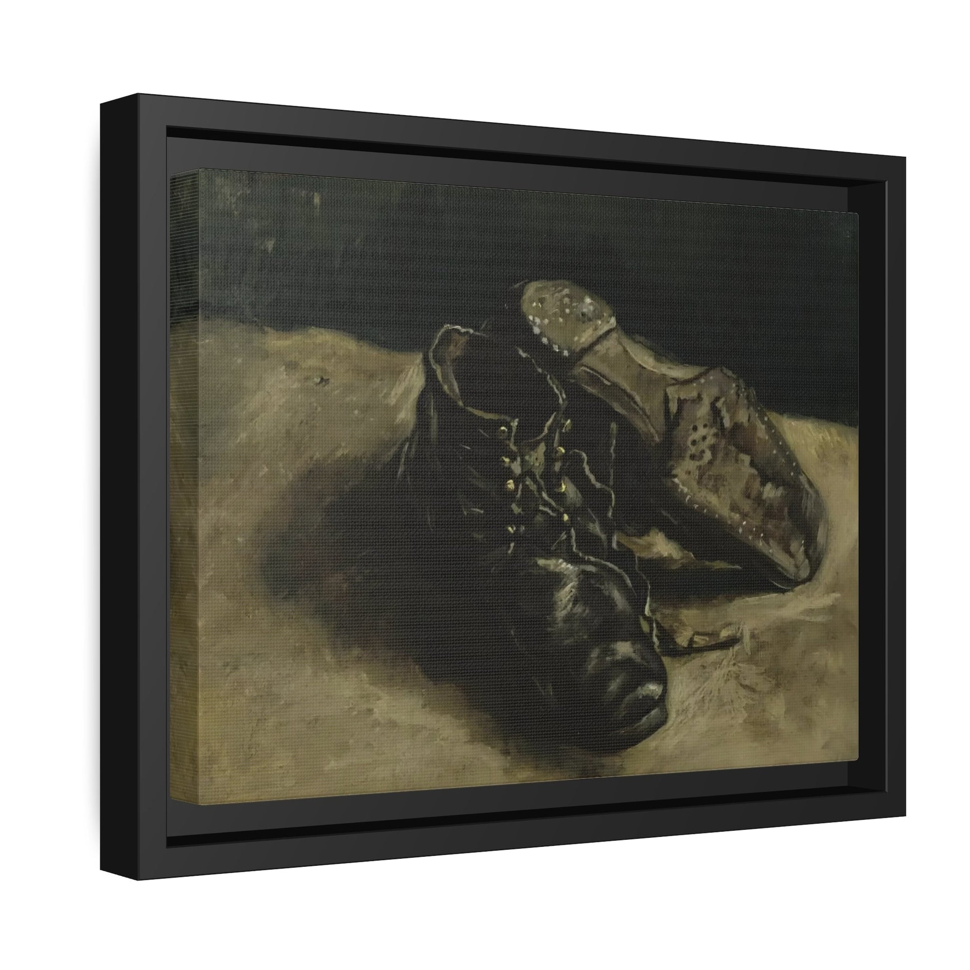 Pair of Shoes Canvas Wall Art Print - Famous Artist Painting Reproduction Van Gogh for Home Decor