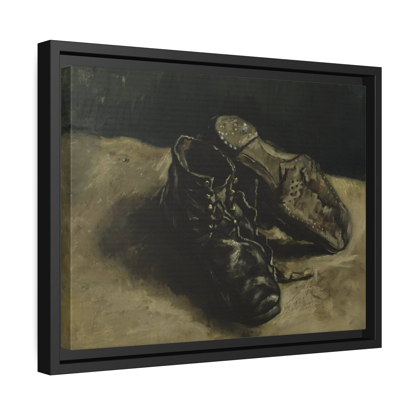 Pair of Shoes Canvas Wall Art Print - Famous Artist Painting Reproduction Van Gogh for Home Decor