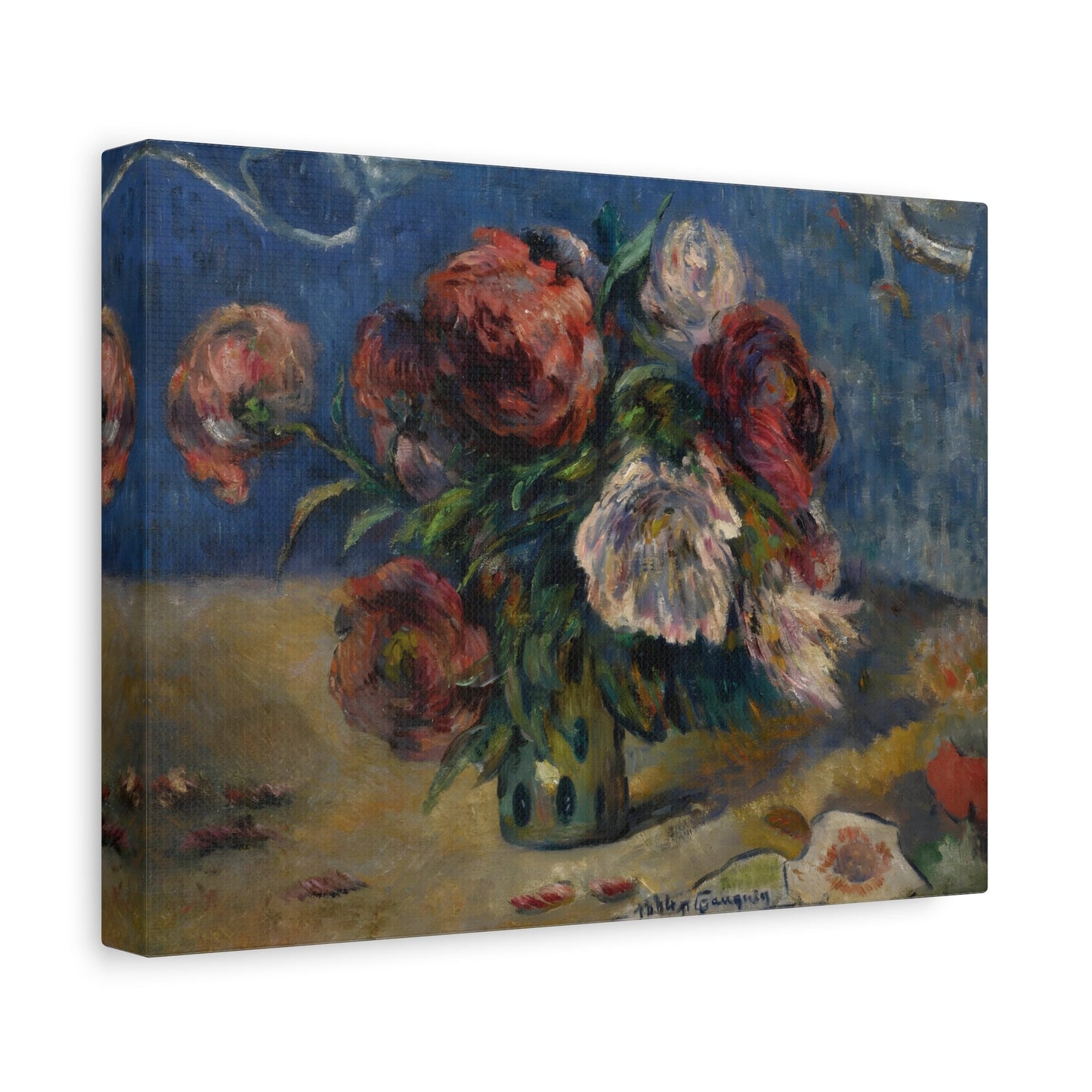 Paul Gauguin Peonies II - Canvas Wall Art Print Reproduction