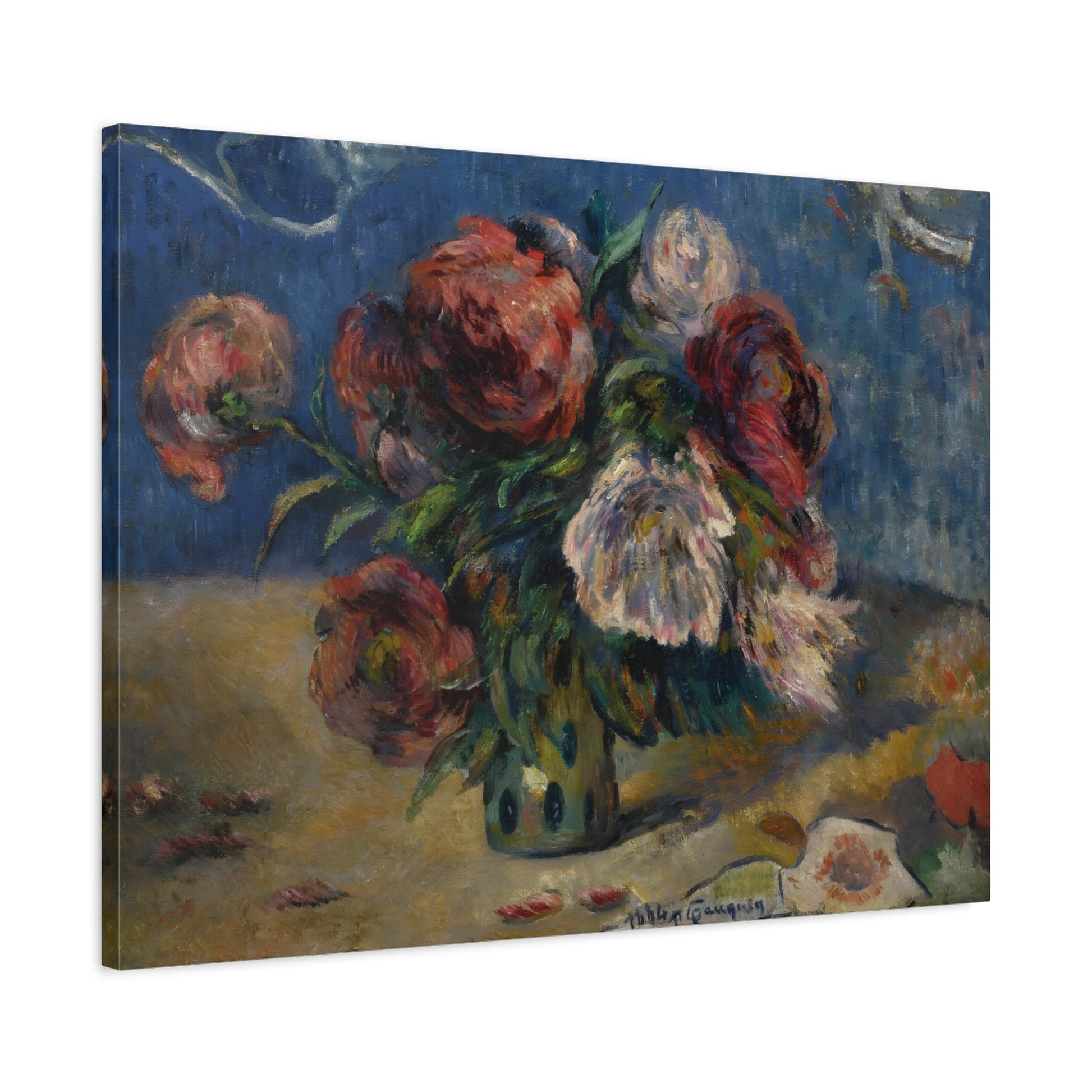 Paul Gauguin Peonies II - Canvas Wall Art Print Reproduction