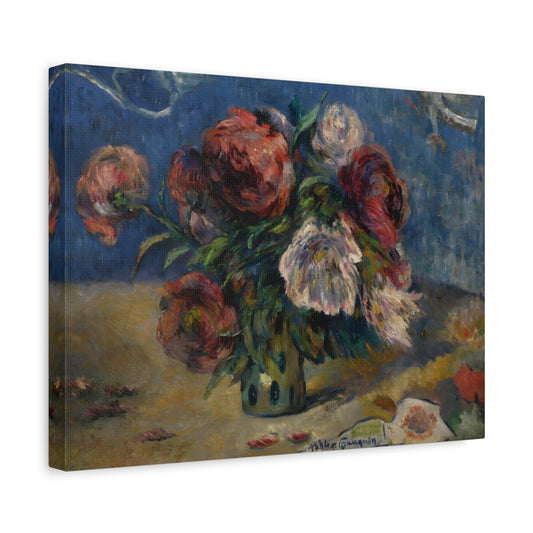 Paul Gauguin Peonies II - Canvas Wall Art Print Reproduction