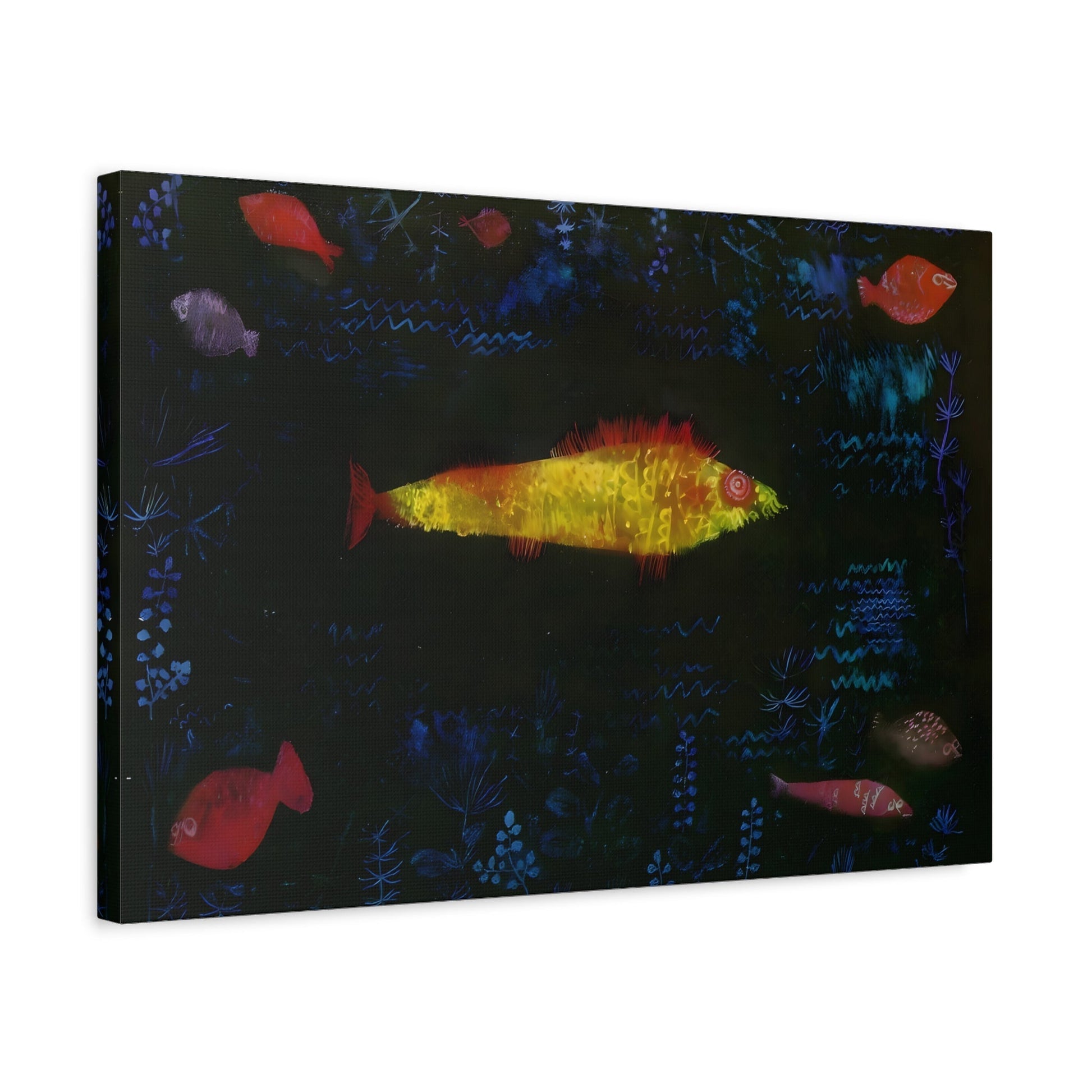 Paul Klee Goldfish - Canvas Wall Art Print Reproduction