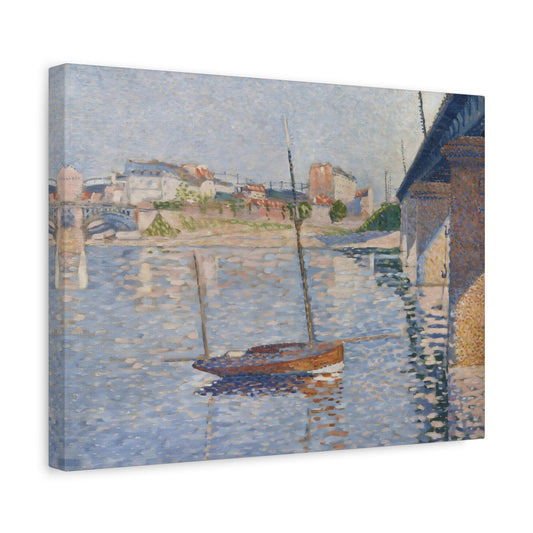 Paul Signac Clipper - Sea Landscape Canvas Wall Art Print