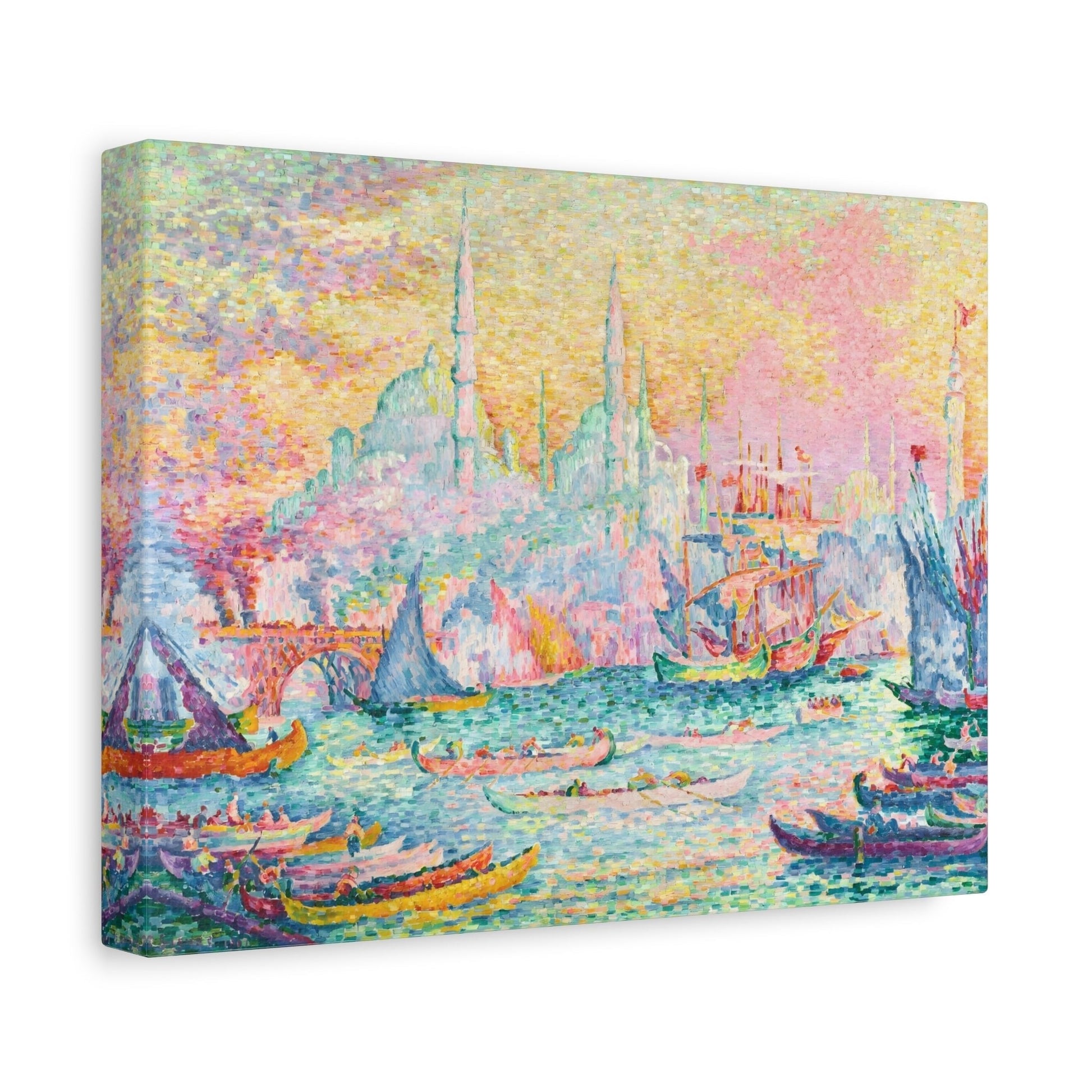 Paul Signac The Golden Horn Constantinople - Canvas Wall Art Reproduction