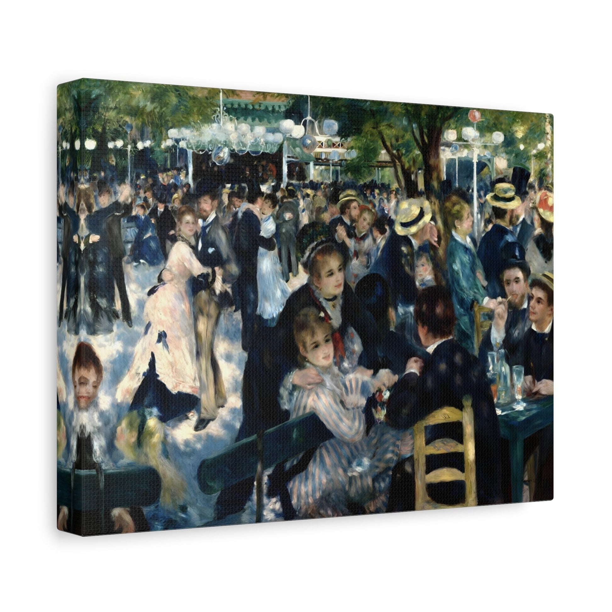 Pierre Auguste Renoir Dance at Le Moulin - Canvas Wall Art Print