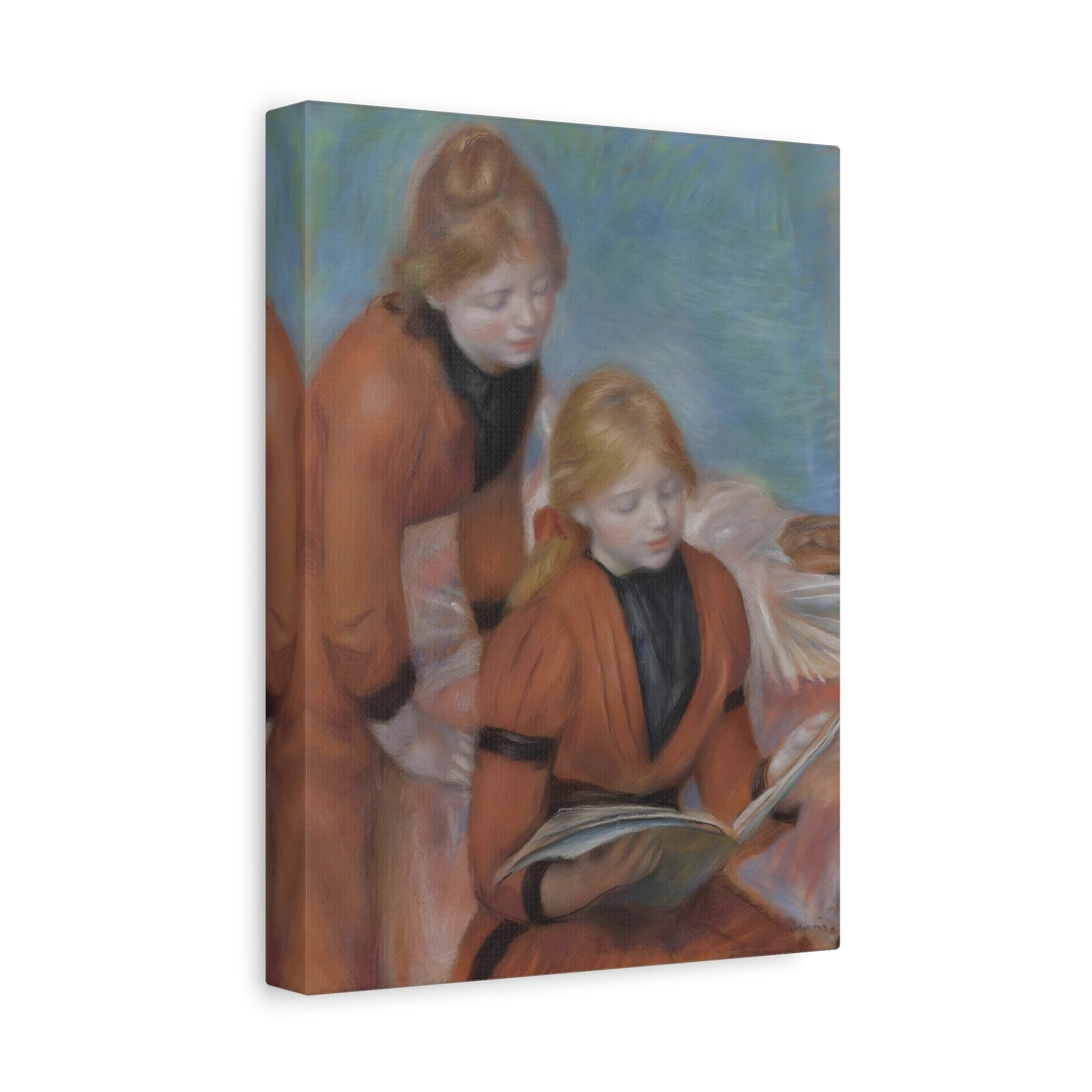 Pierre Auguste Renoir The Reading - Canvas Art Reproduction