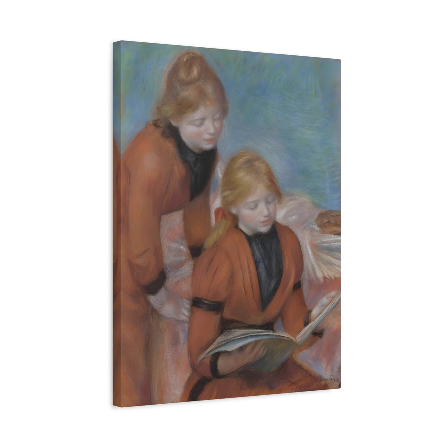 Pierre Auguste Renoir The Reading - Canvas Art Reproduction