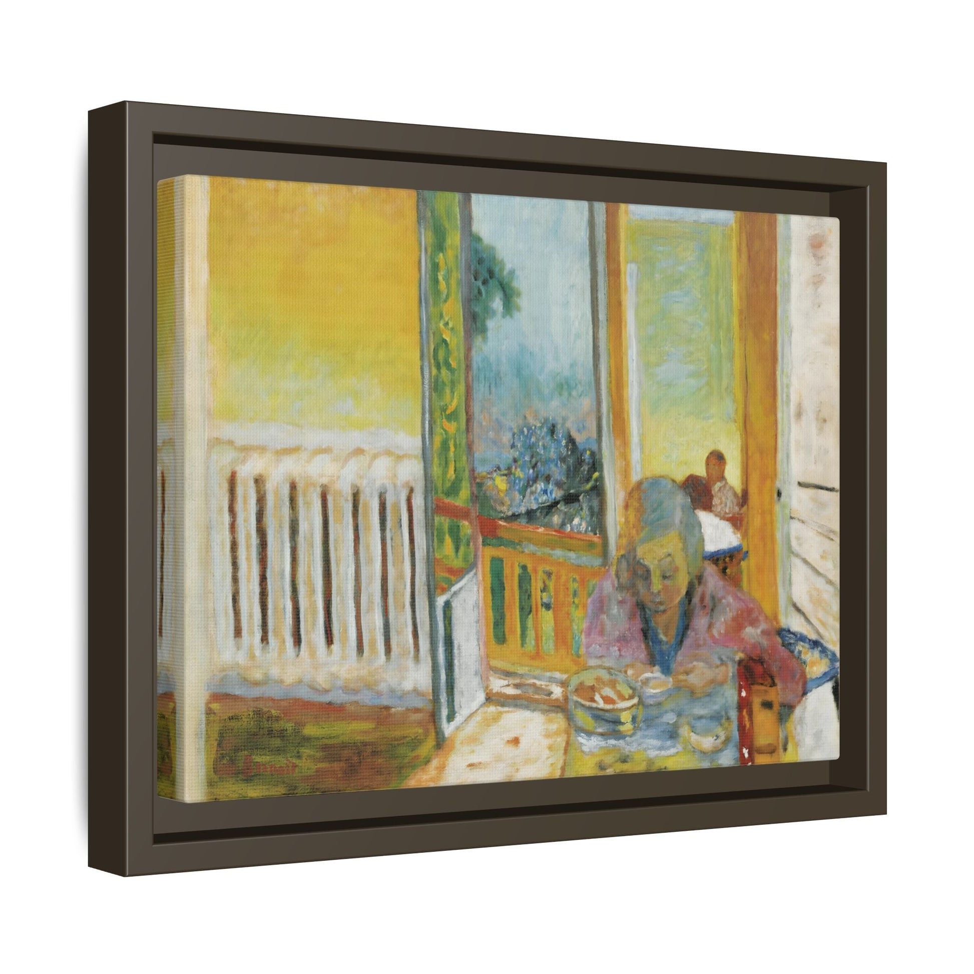 Pierre Bonnard Breakfast Radiator Canvas Print - Framed Vintage Wall Art