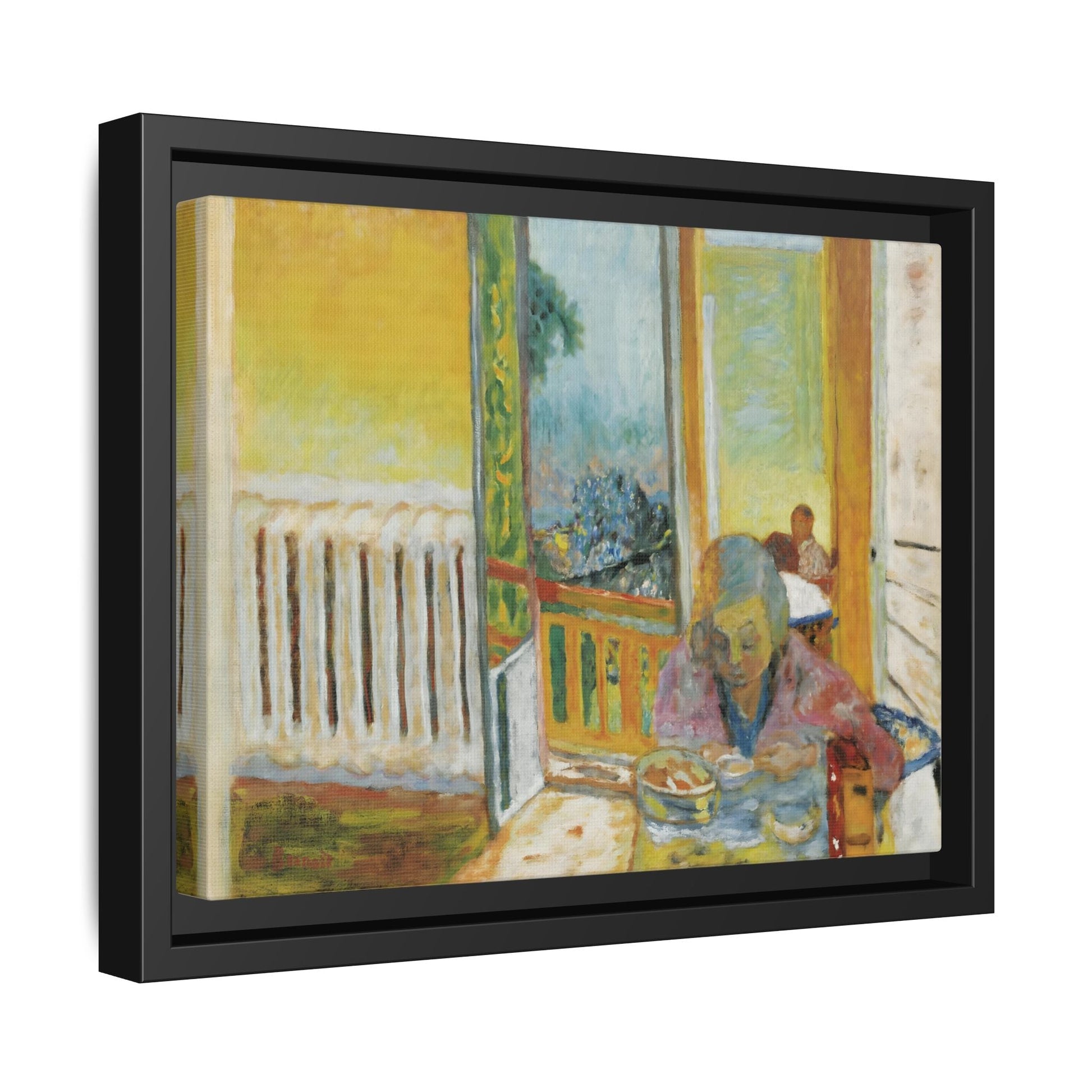 Pierre Bonnard Breakfast Radiator Canvas Print - Framed Vintage Wall Art