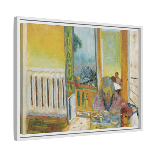 Pierre Bonnard Breakfast Radiator Canvas Print - Framed Vintage Wall Art