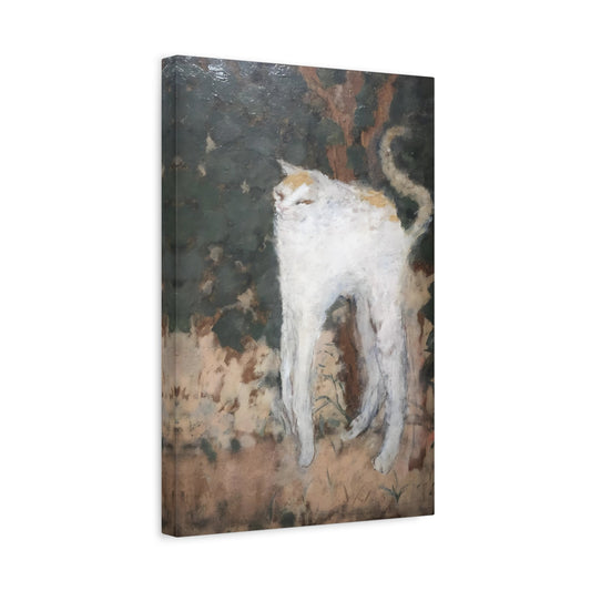 Pierre Bonnard White Cat - Canvas Art Print Animal Painting