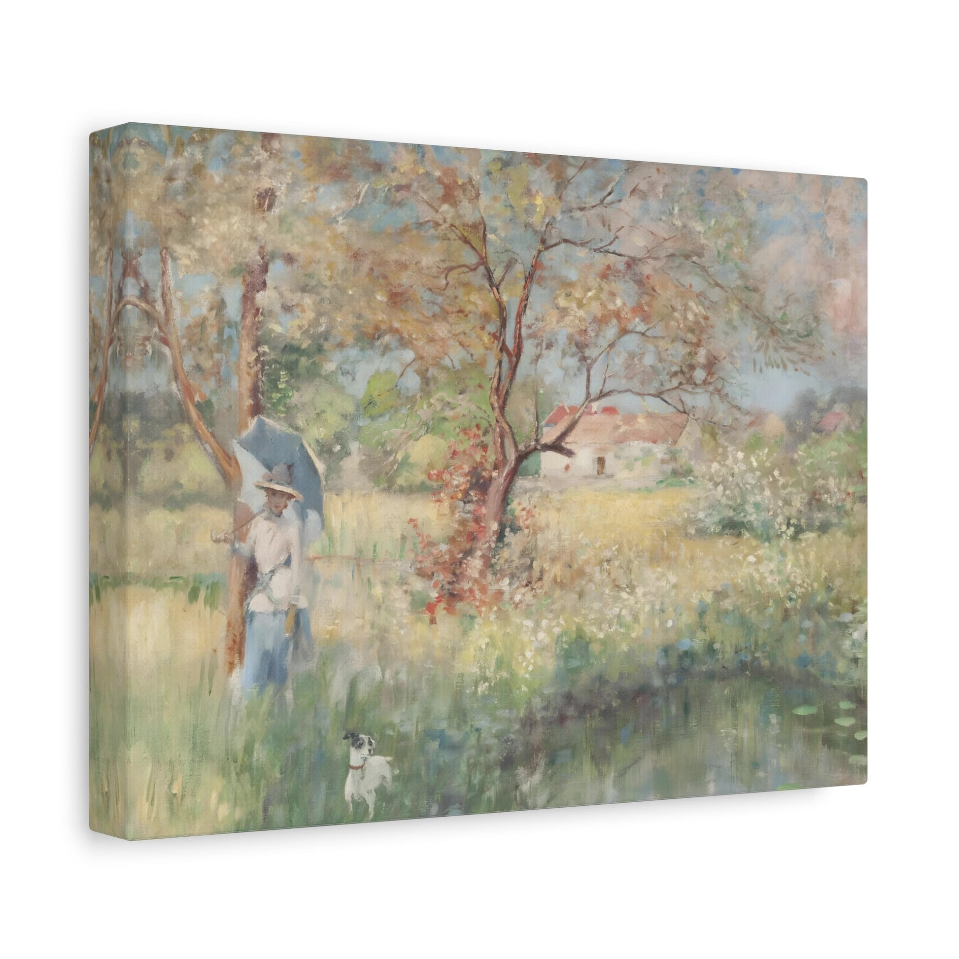 Pierre Georges Jeannoit Farm in Bourgogne - Canvas Wall Art Print