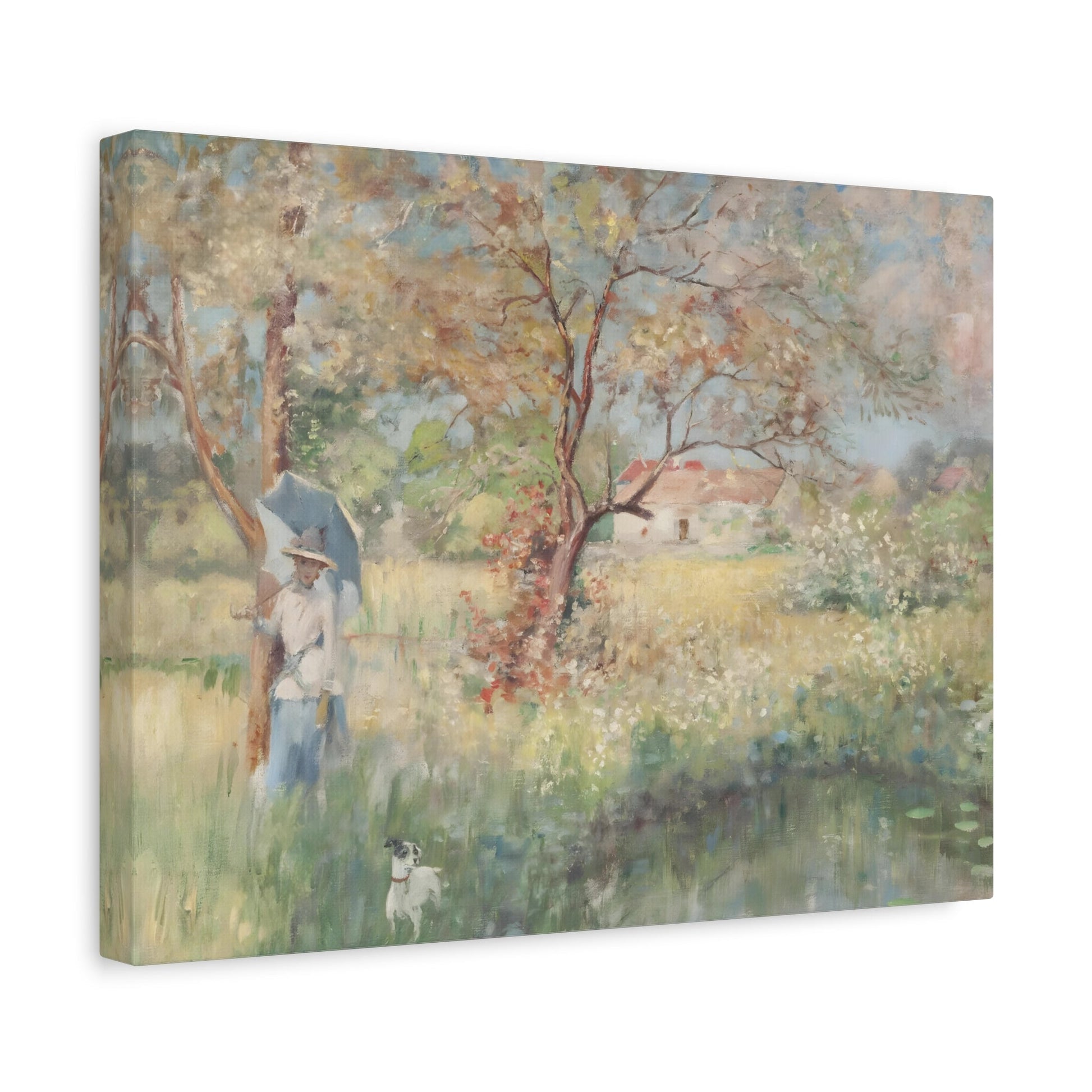 Pierre Georges Jeannoit Farm in Bourgogne - Canvas Wall Art Print