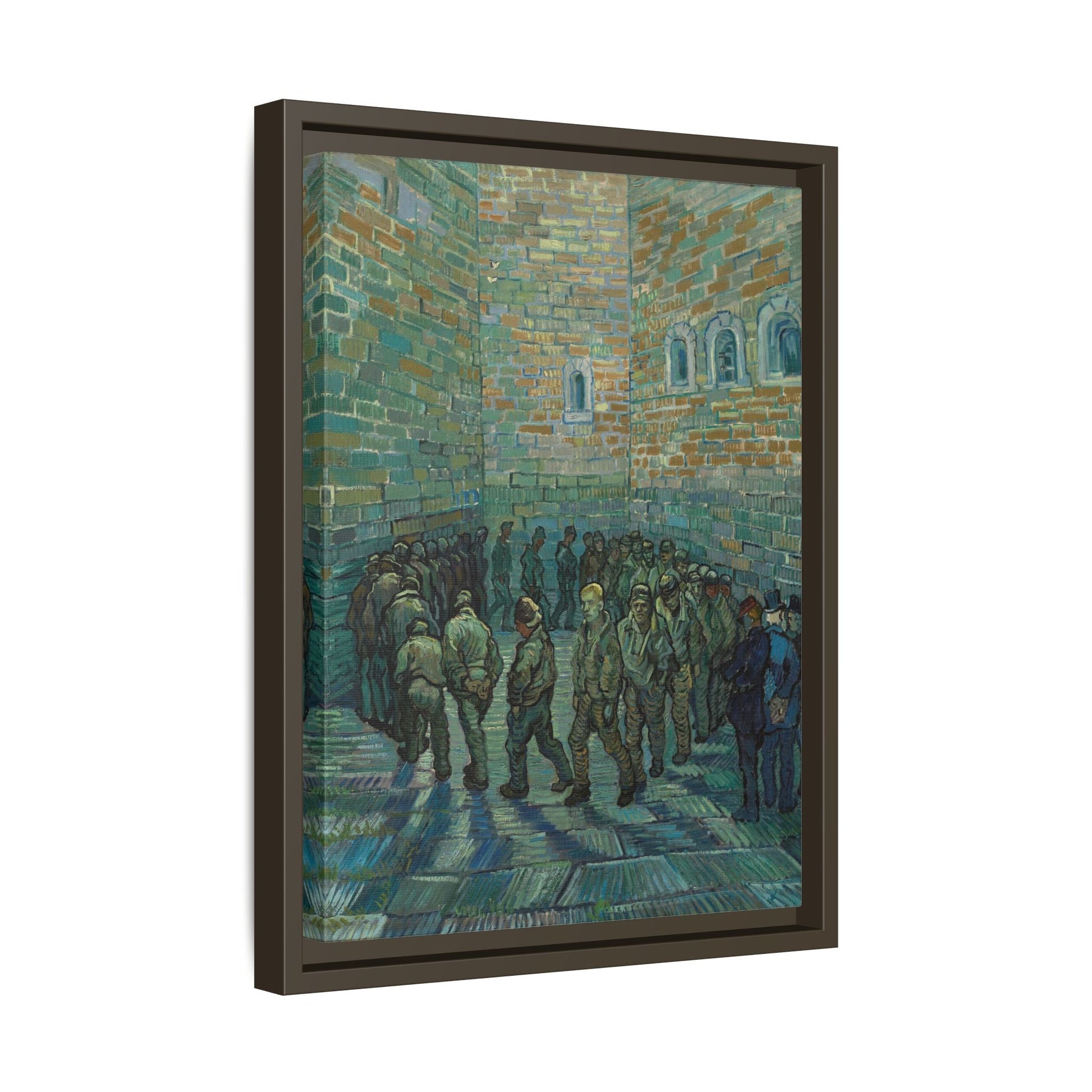 Prison Courtyard Van Gogh Canvas Print - Famous Wall Art Prints