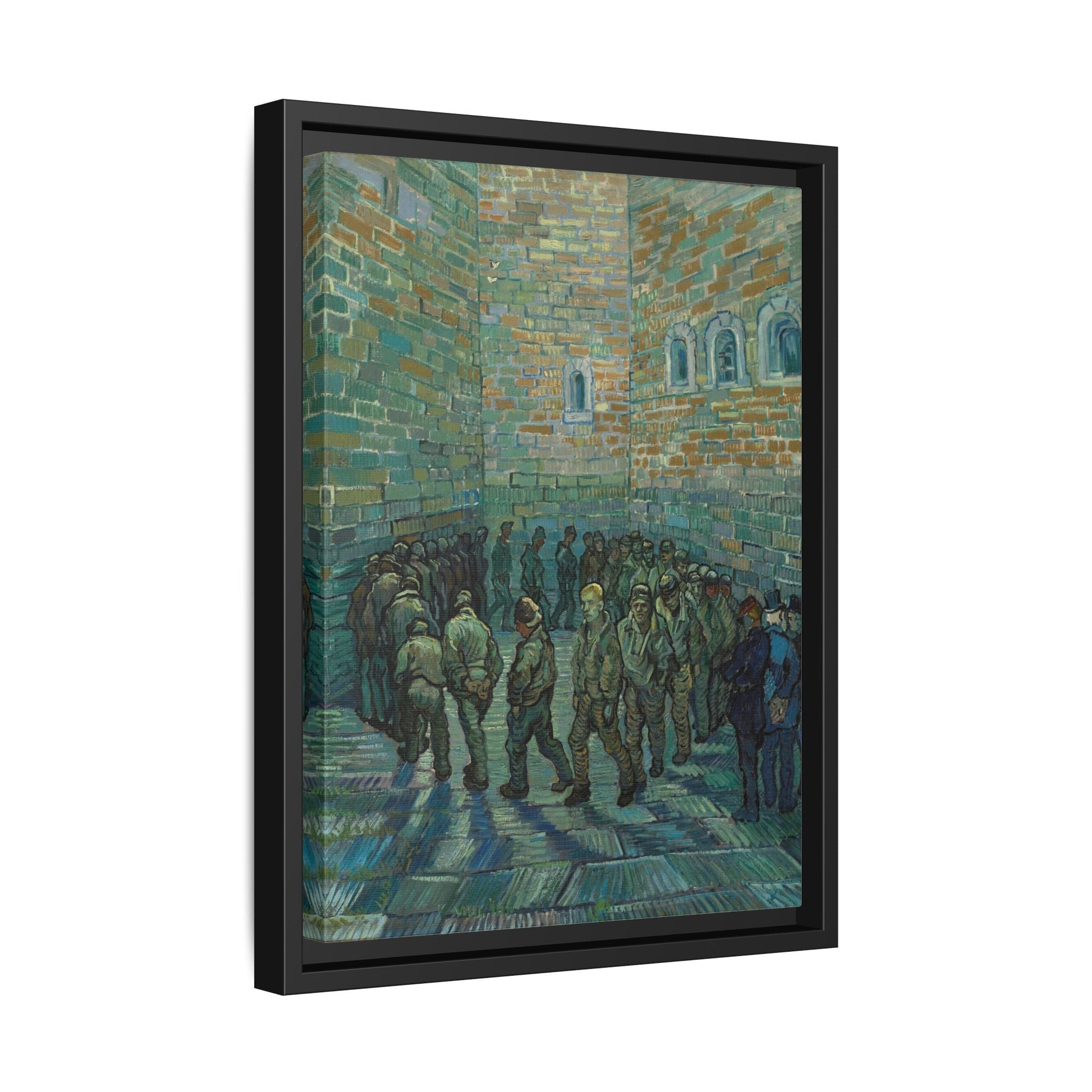 Prison Courtyard Van Gogh Canvas Print - Famous Wall Art Prints