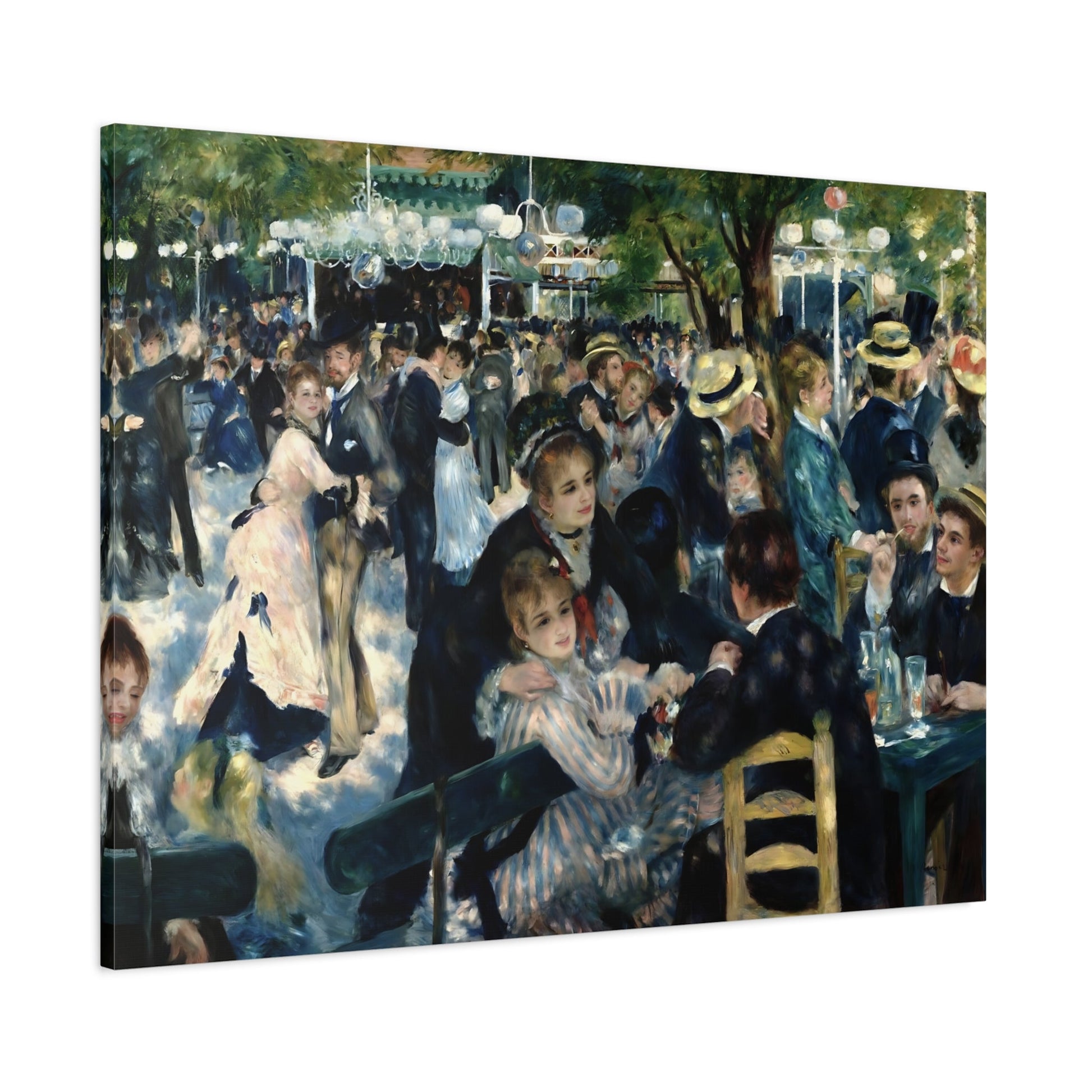 Ramon Casas Dance at Le Moulin de la Galette - Canvas Wall Art Print