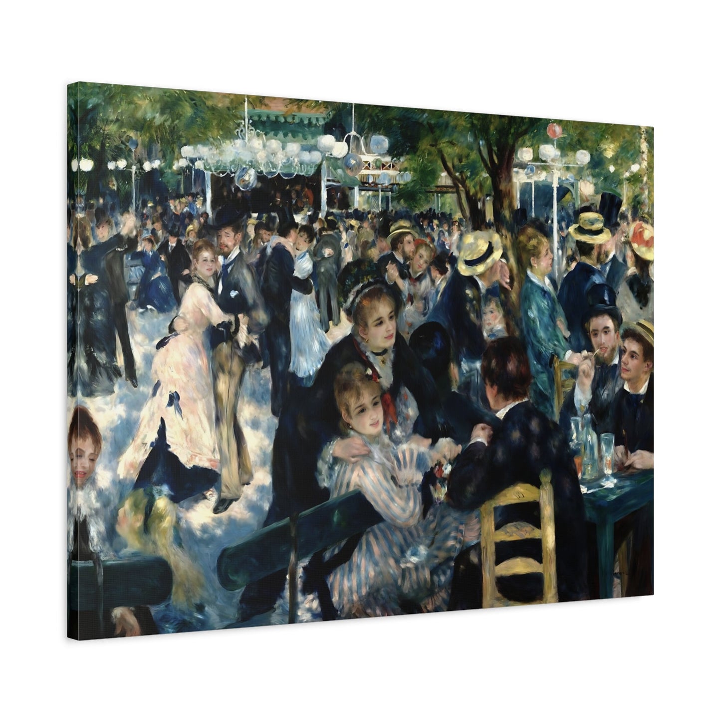 Ramon Casas Dance at Le Moulin de la Galette - Canvas Wall Art Print