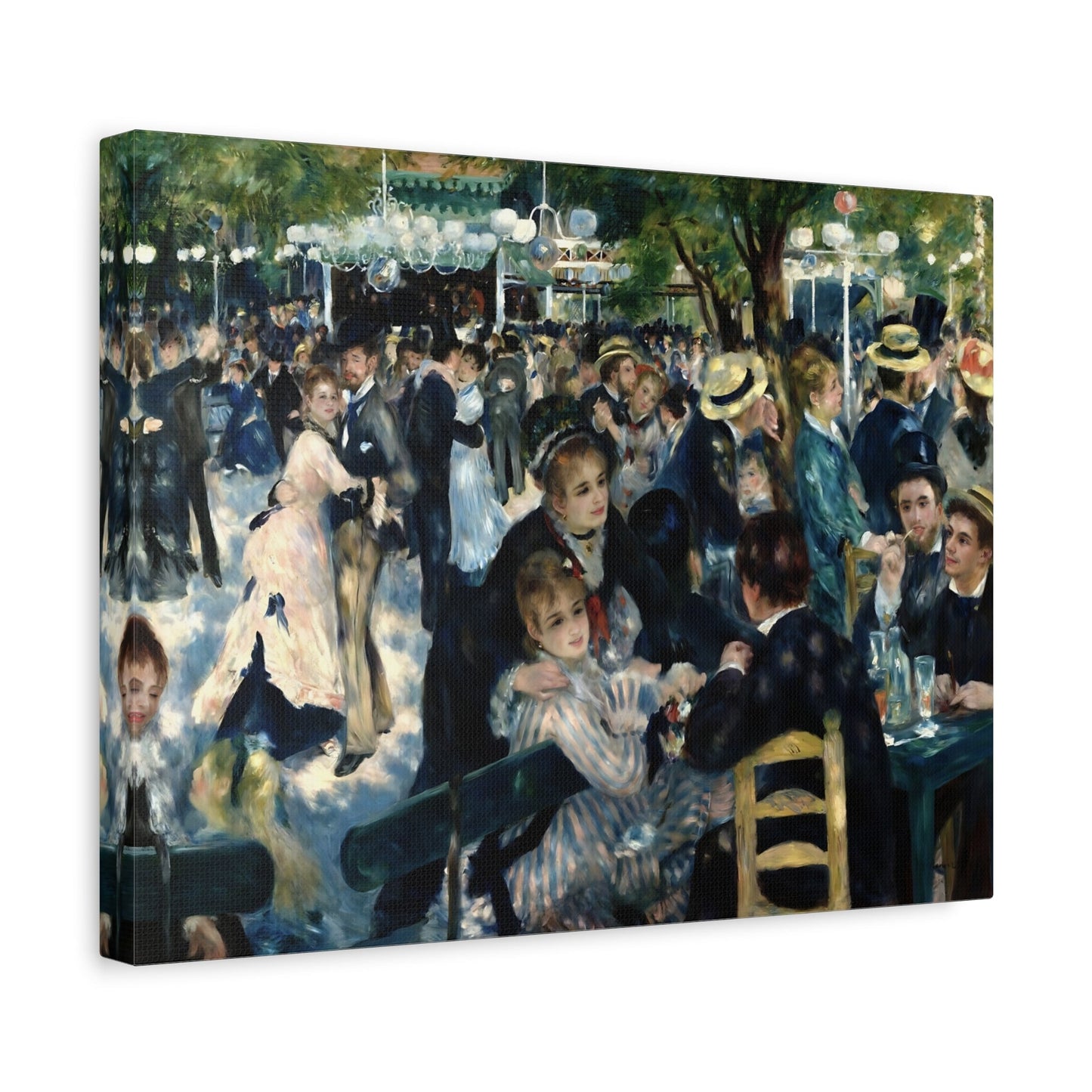 Ramon Casas Dance at Le Moulin de la Galette - Canvas Wall Art Print