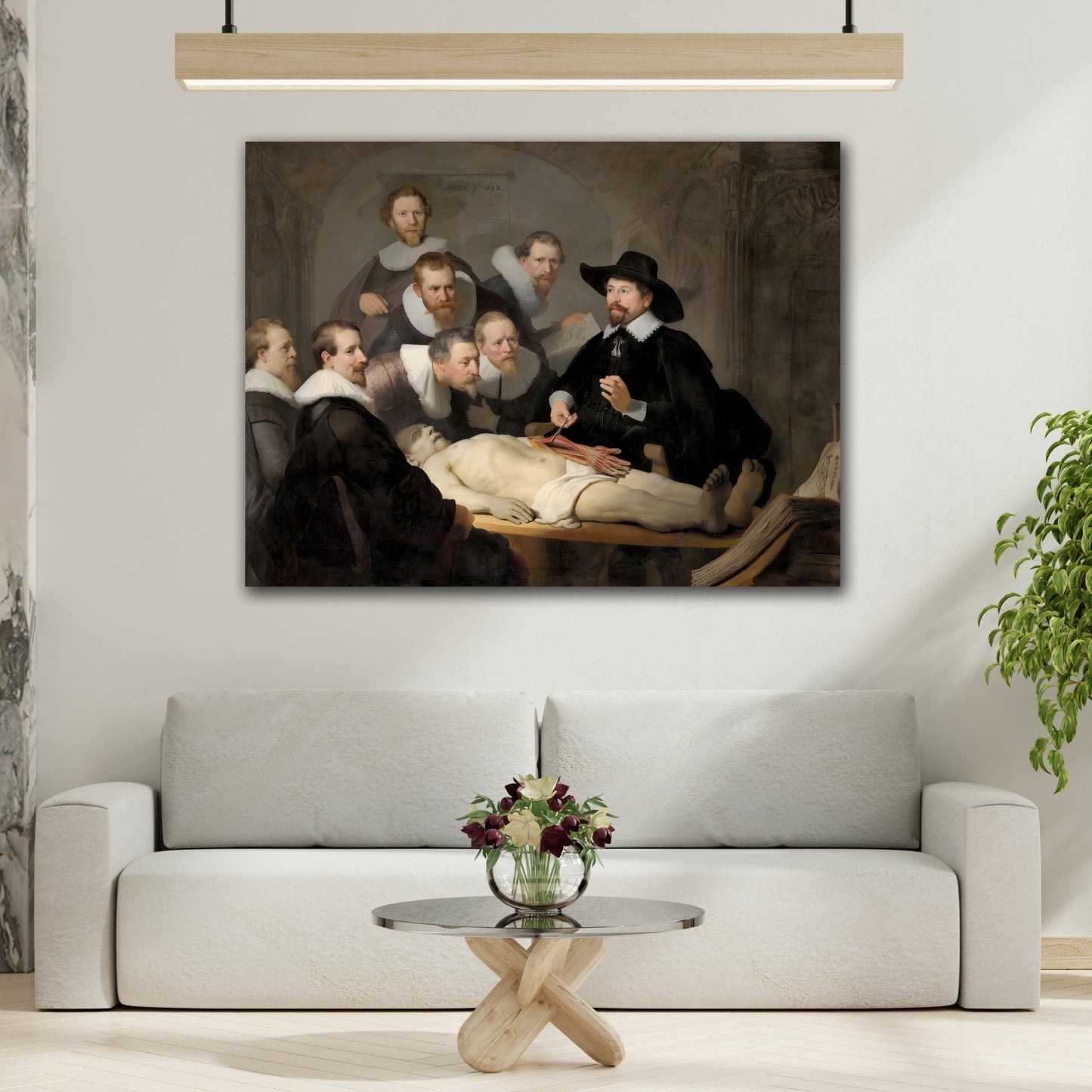 Rembrandt Anatomy Lesson Canvas Wall Art Print Reproduction