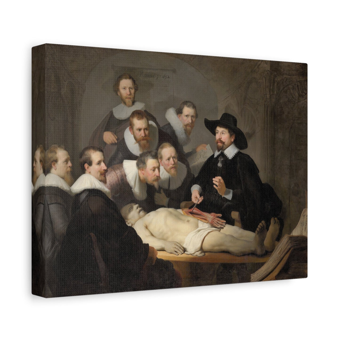 Rembrandt Anatomy Lesson - Canvas Wall Art Print Reproduction