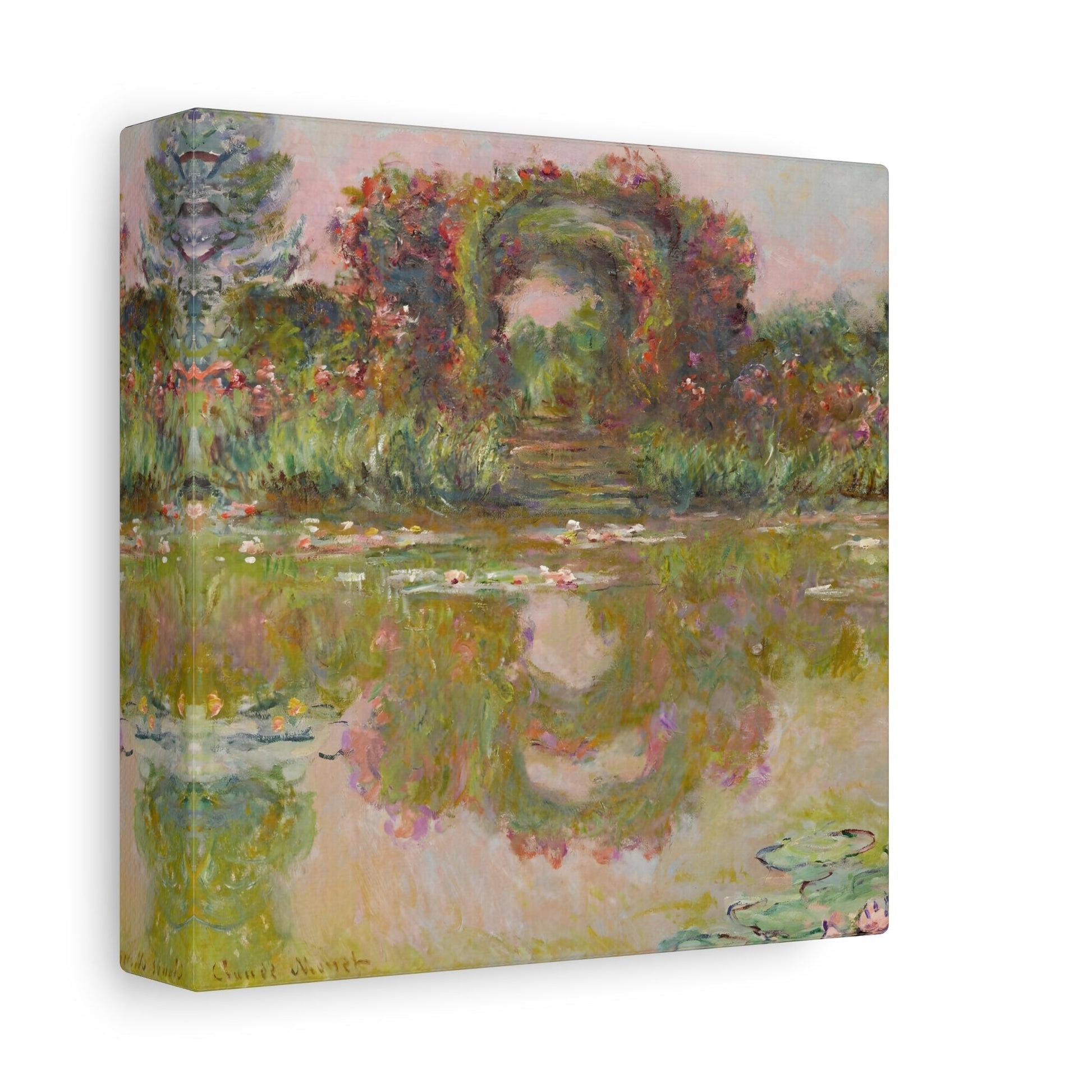 Rose Arches Canvas Wall Art Print - Square Claude Monet Prints Reproduction