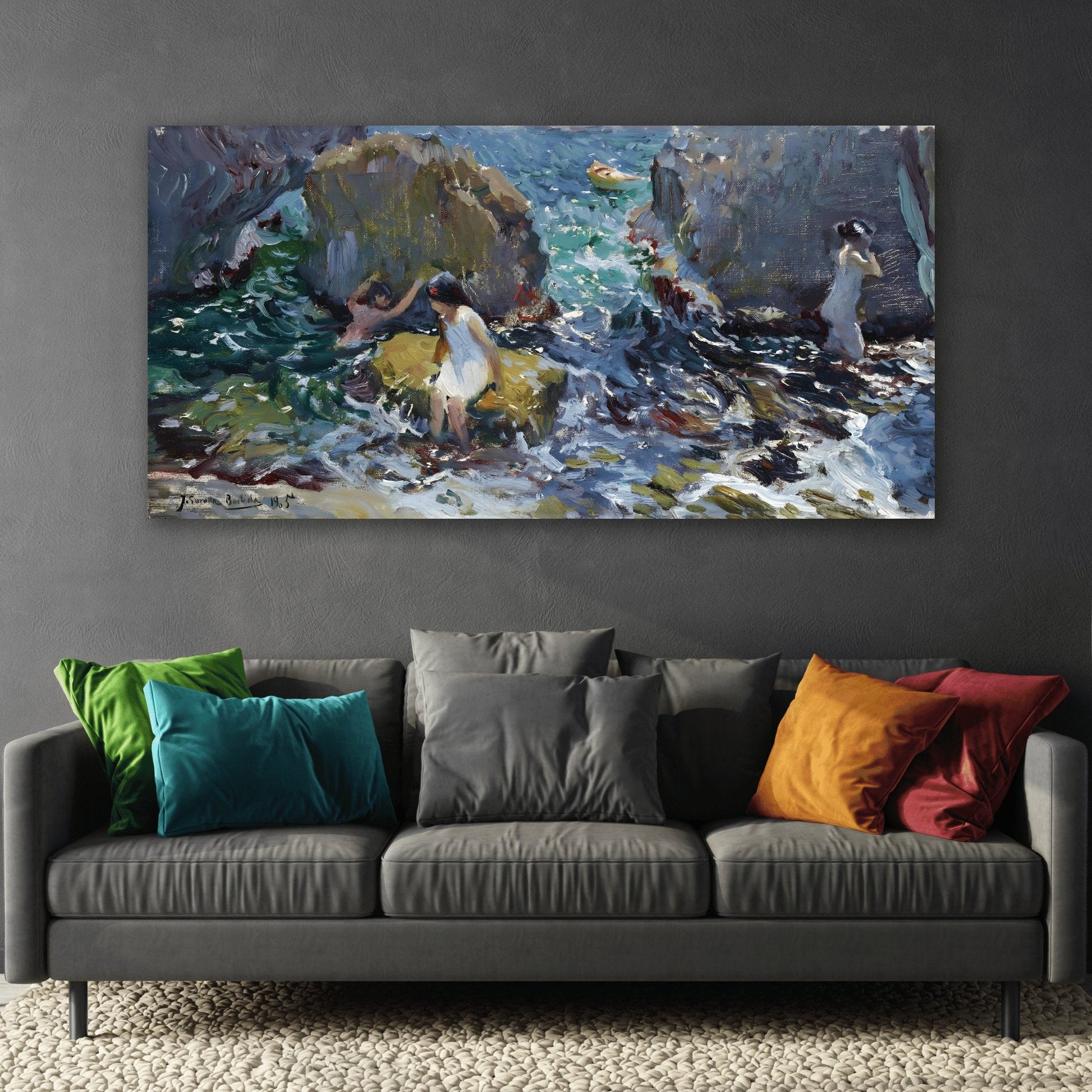 Sorolla Canvas Print - Spanish Summer Beach Wall Art Prints