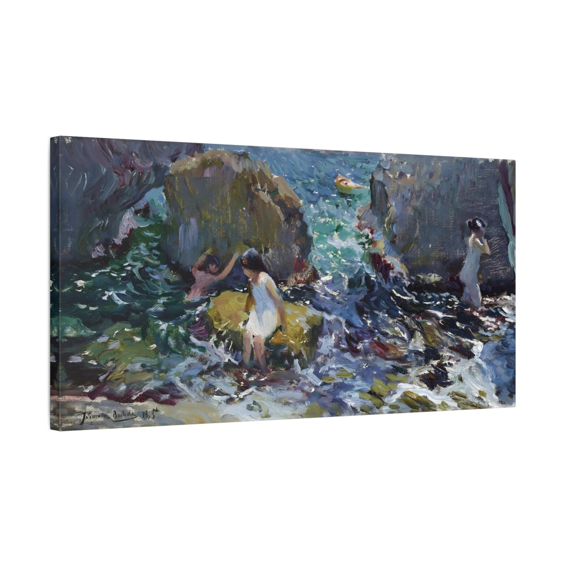 Sorolla Canvas Print - Spanish Summer Beach Wall Art Prints