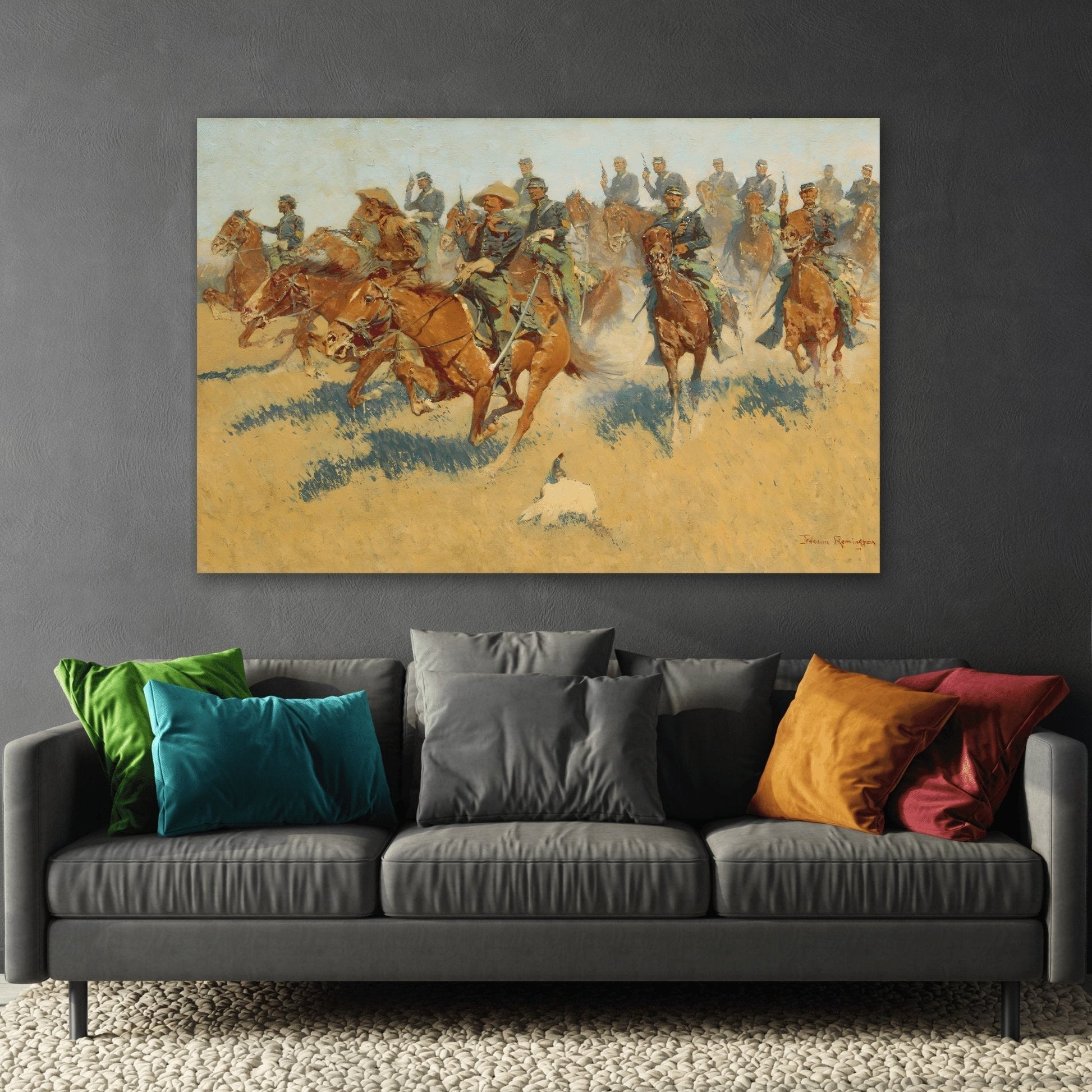 Southern Plains Canvas Print - Wall Art Remington Reproduction