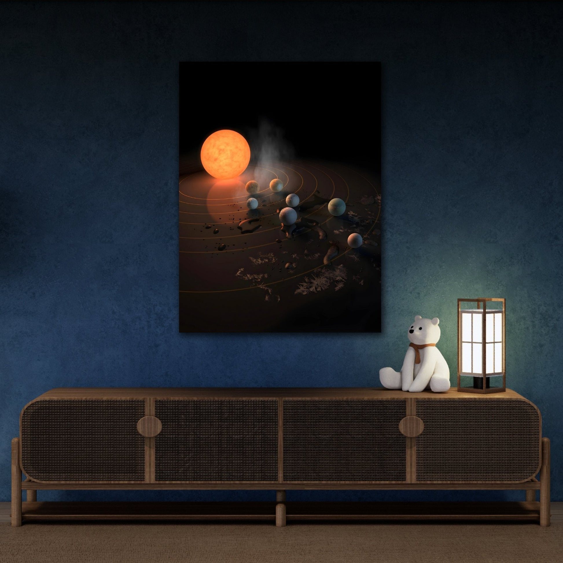 Star Canvas NASA Prints - Ultra Cool Dwarf Space Telescope Wall Art Print