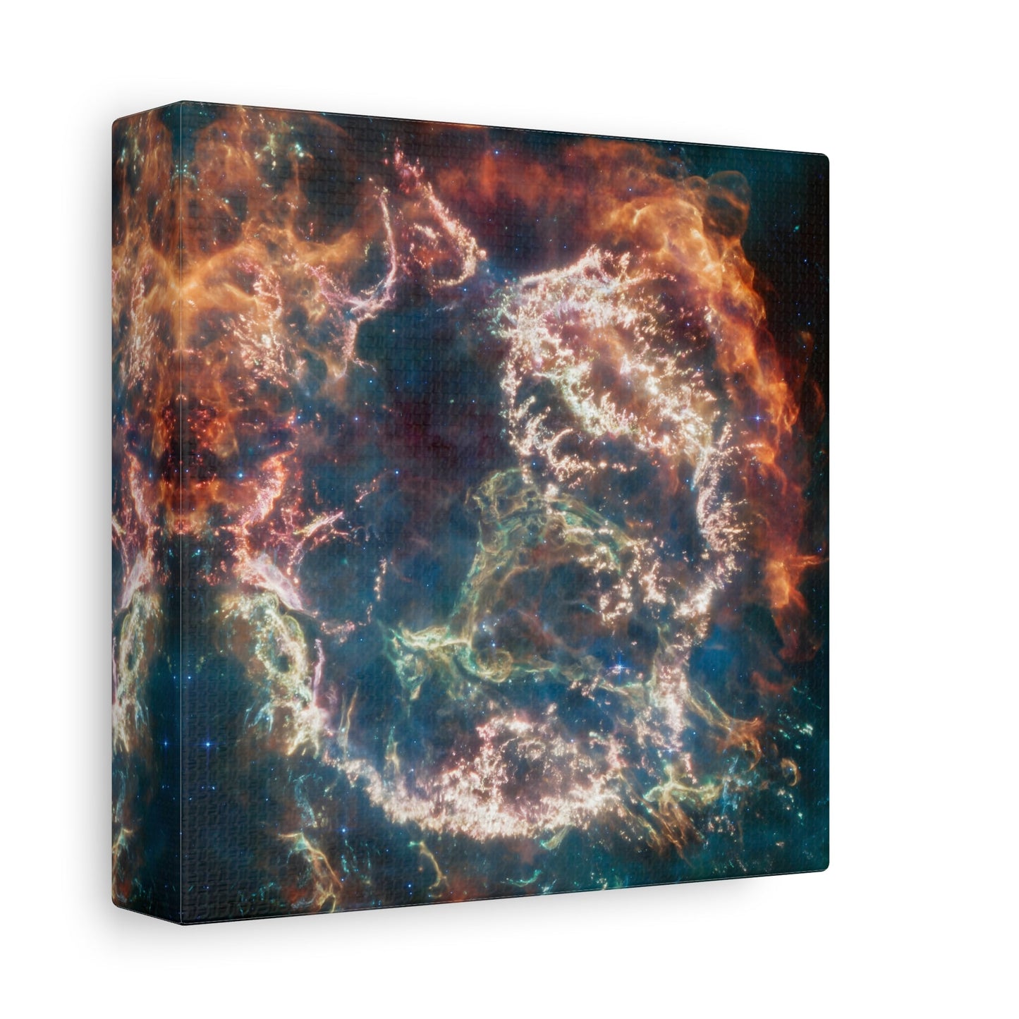Supernova NASA Space Canvas Wall Art Prints - Webb Telescope Cassiopeia A