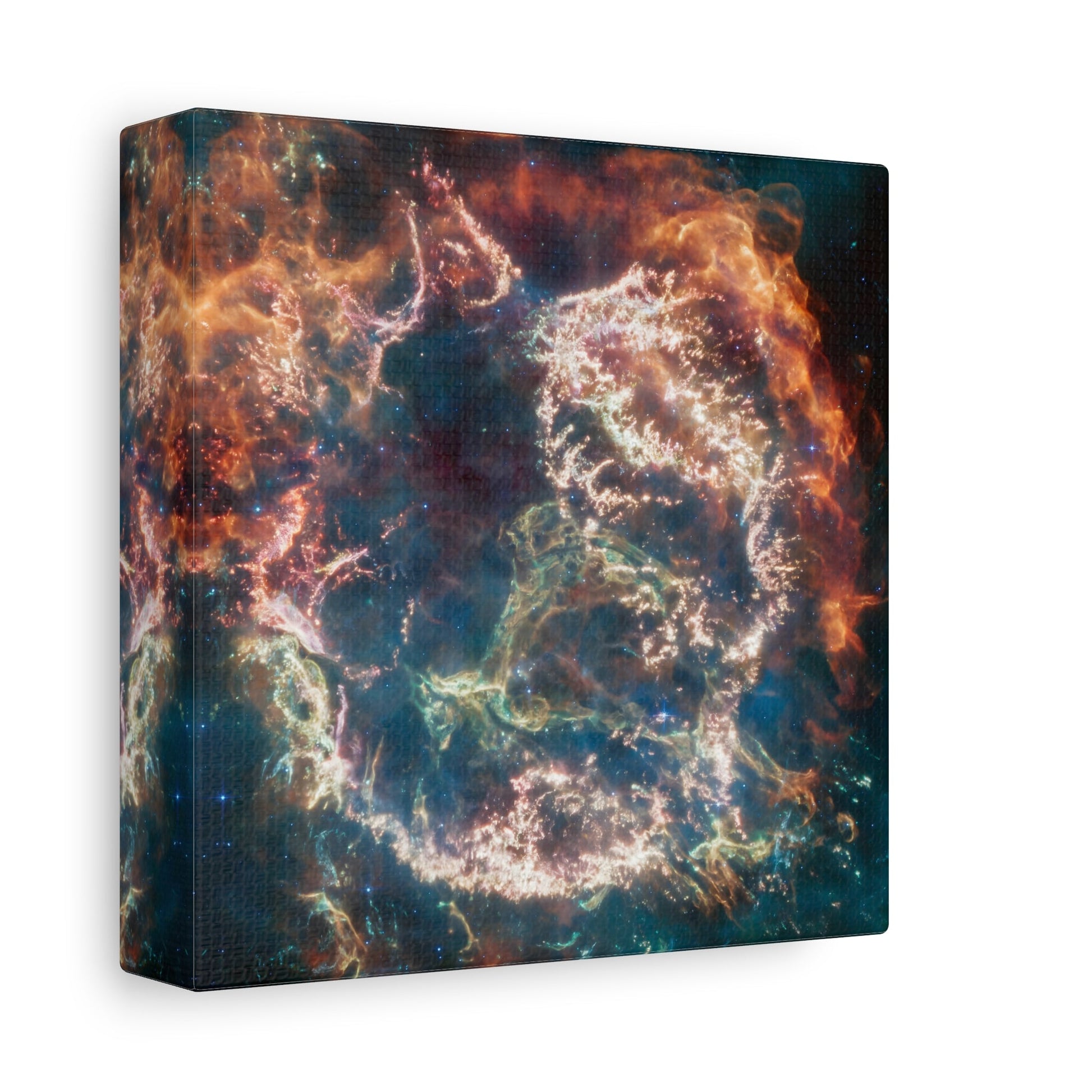 Supernova NASA Space Canvas Wall Art Prints - Webb Telescope Cassiopeia A