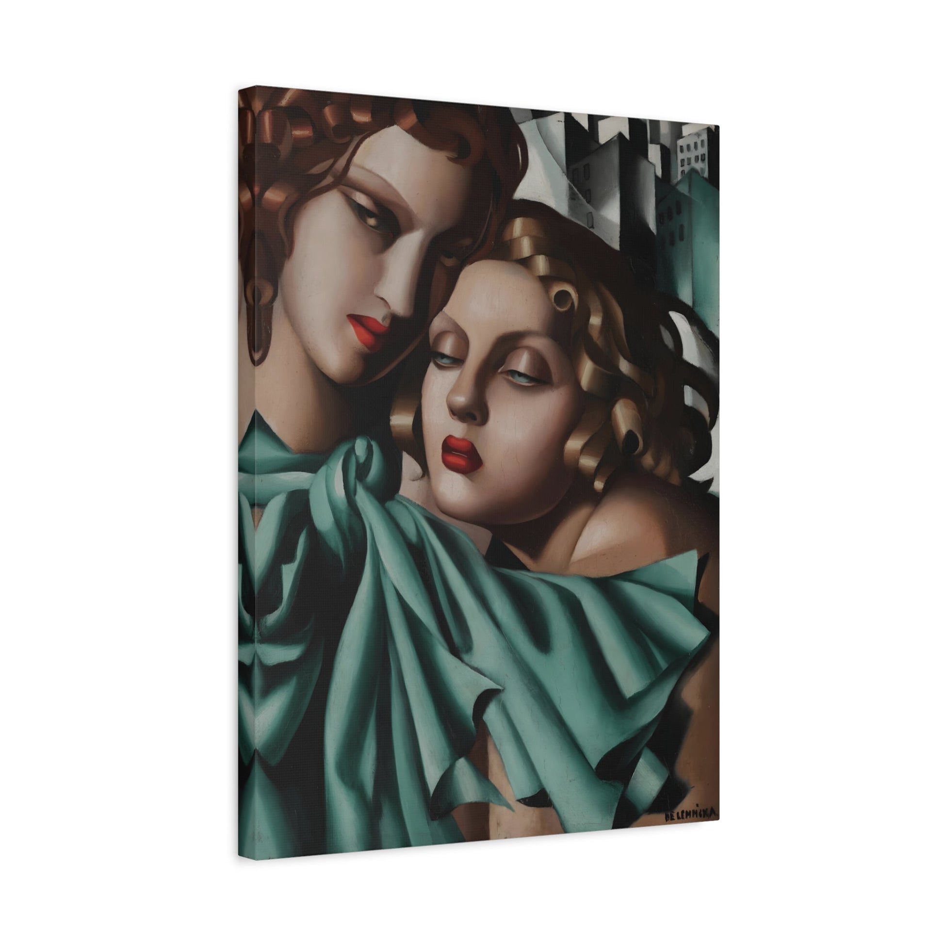 Tamara de Lempicka Young ladies - Canvas Wall Art Print Reproduction