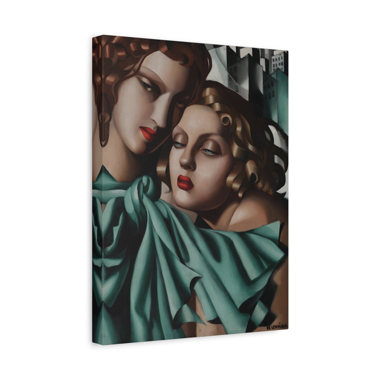 Tamara de Lempicka Young ladies - Canvas Wall Art Print Reproduction