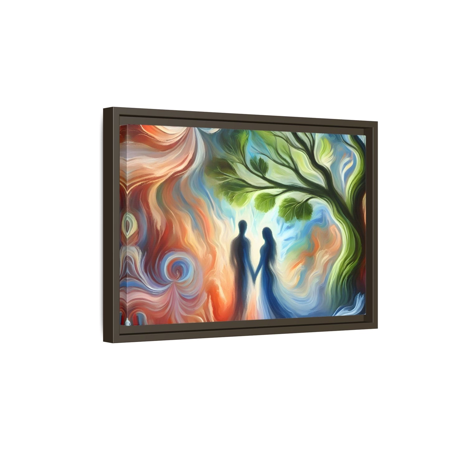 Valentine Romantic Couple Tree of Love Canvas Soulmate Wedding Wall Art
