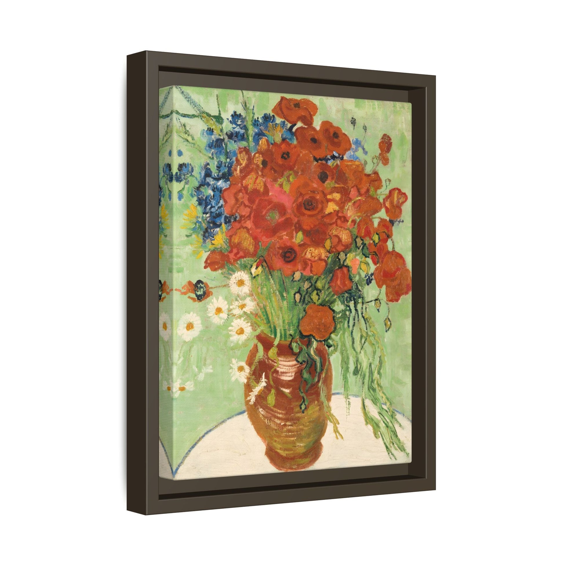 Wall Art Canvas Print Red Poppies Van Gogh Cornflowers Poppies Daisies Artwork