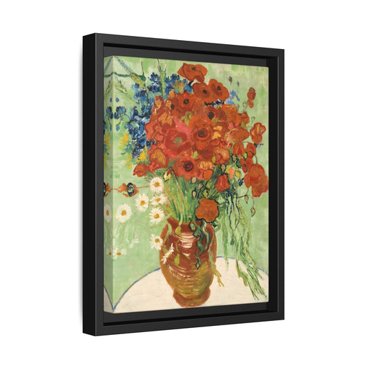 Wall Art Canvas Print Red Poppies Van Gogh Cornflowers Poppies Daisies Artwork